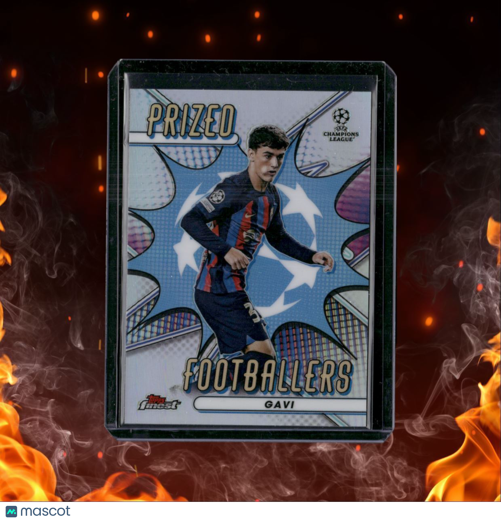 2022 Topps Finest Gavi Prized Footballers #12