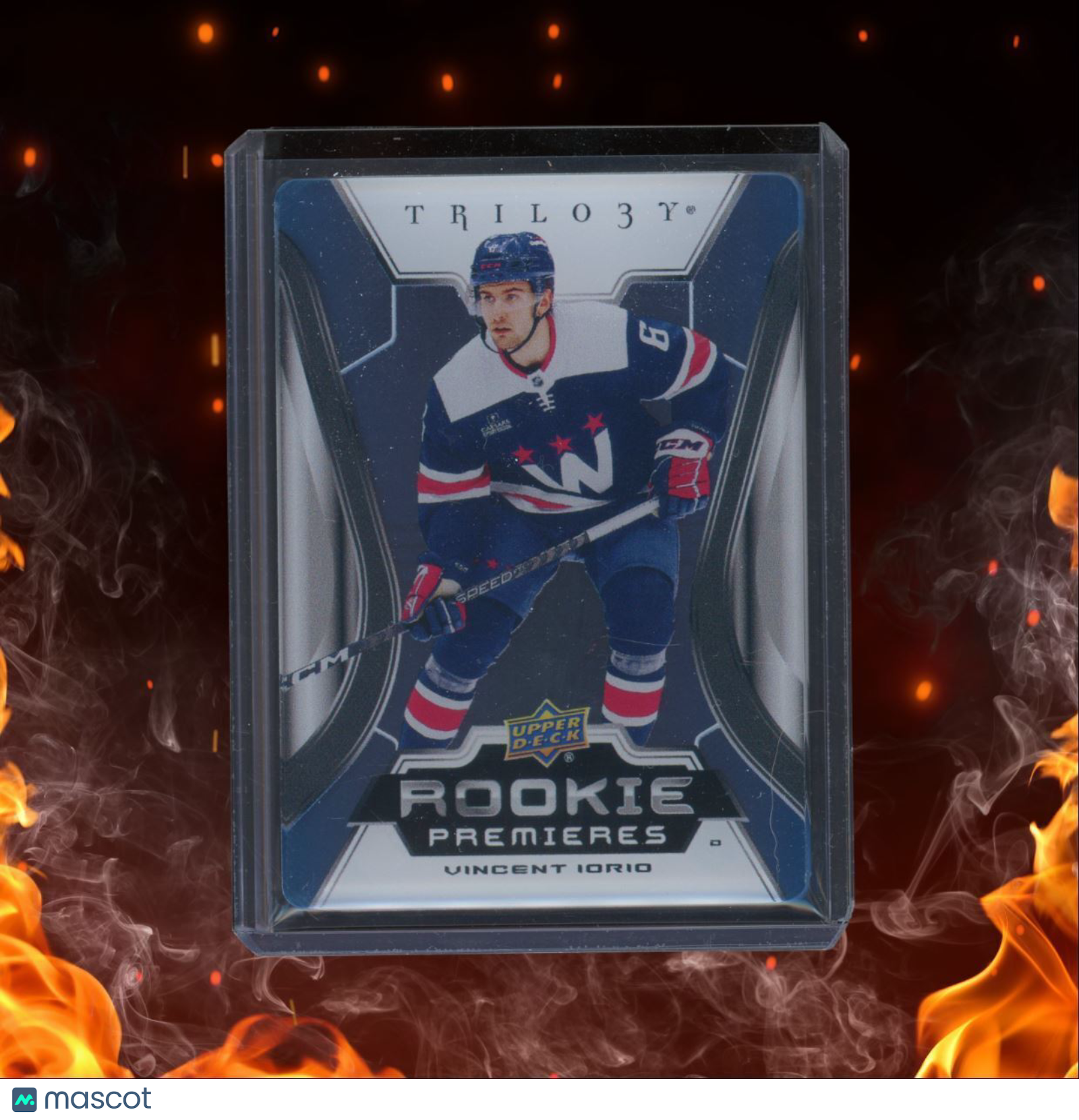 2023-24 Upper Deck Trilogy Vincent Iorio Plexi Rookie #RP-40