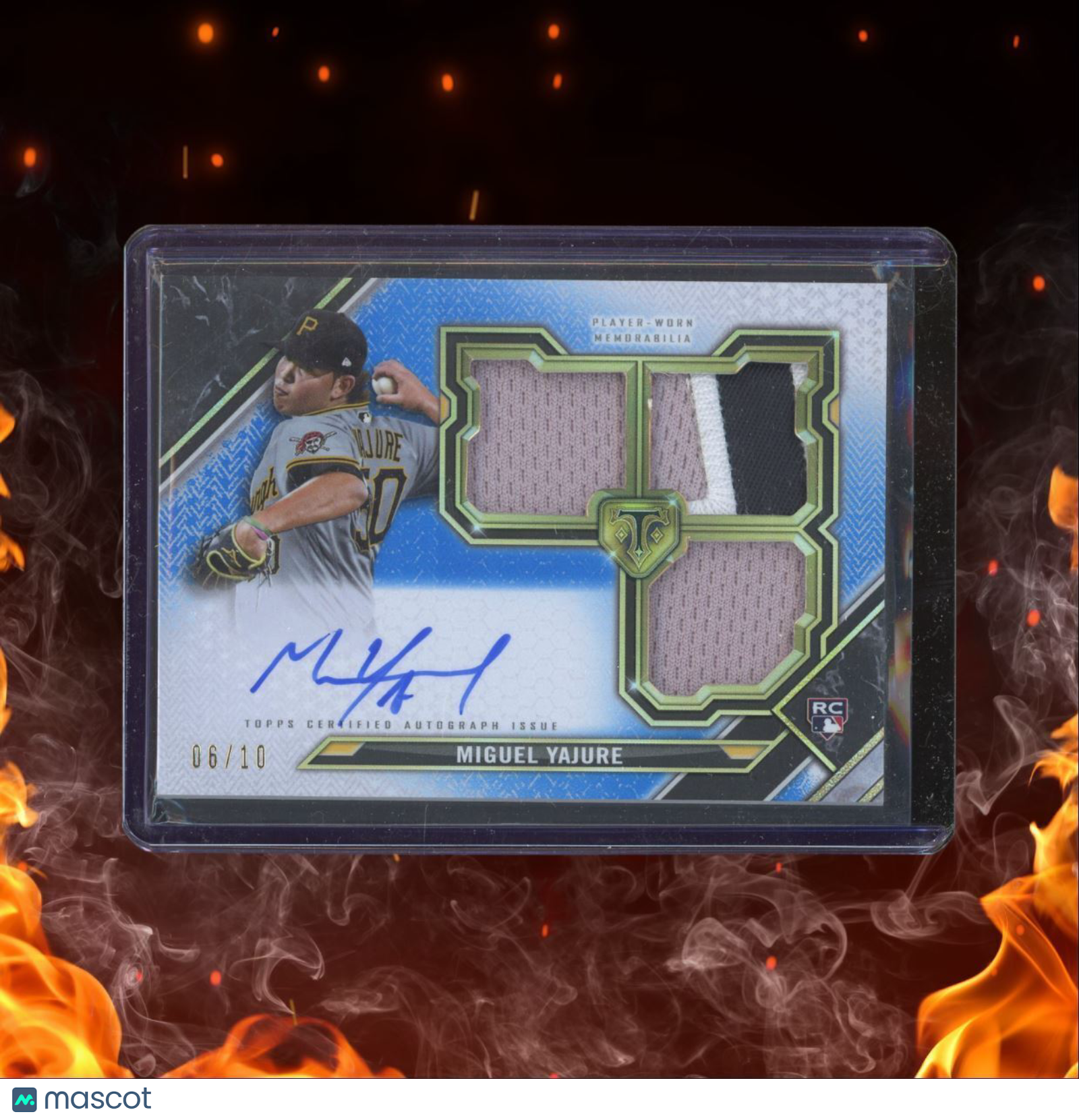 2021 Topps Triple Threads Rookie & Future Phenoms Autograph Relics Sapphire