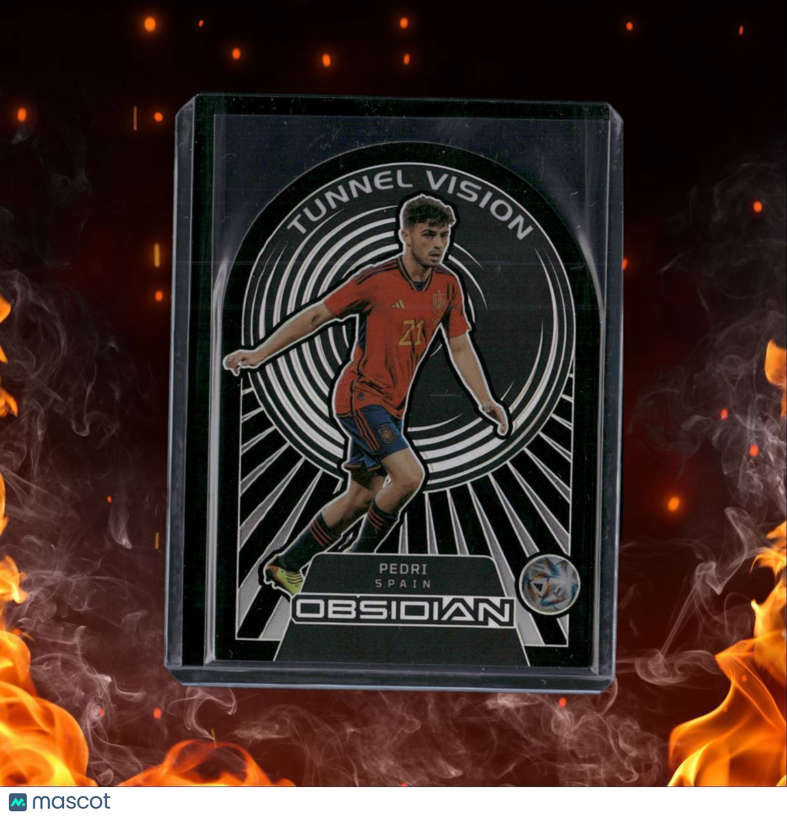 2022 Panini Obsidian Tunnel Vision Pedri Tunnel Vision 113/115 #15