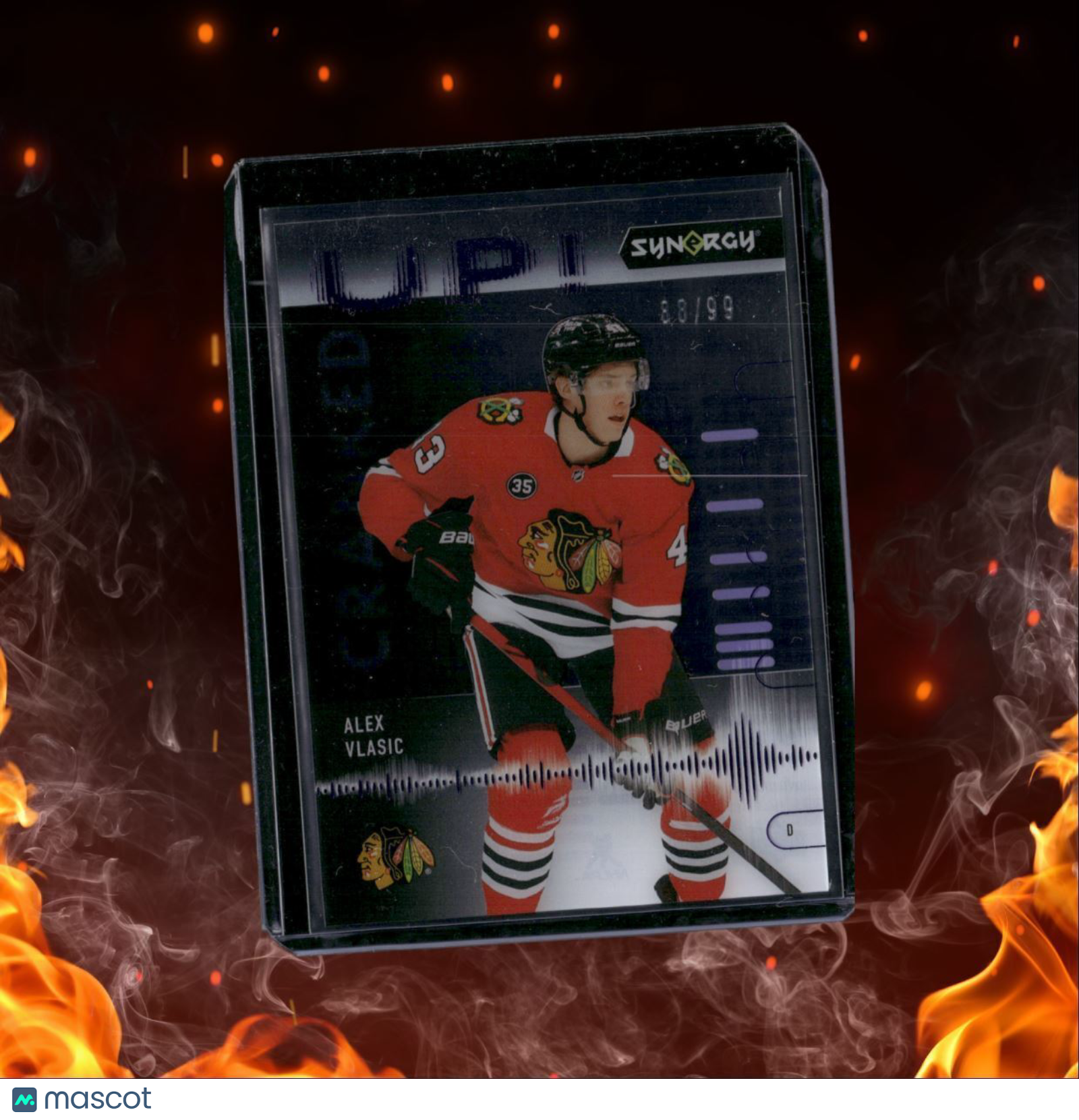 2022-23 Upper Deck Synergy Alex Vlasic Cranked Up! Purple 88/99 #CU-AV