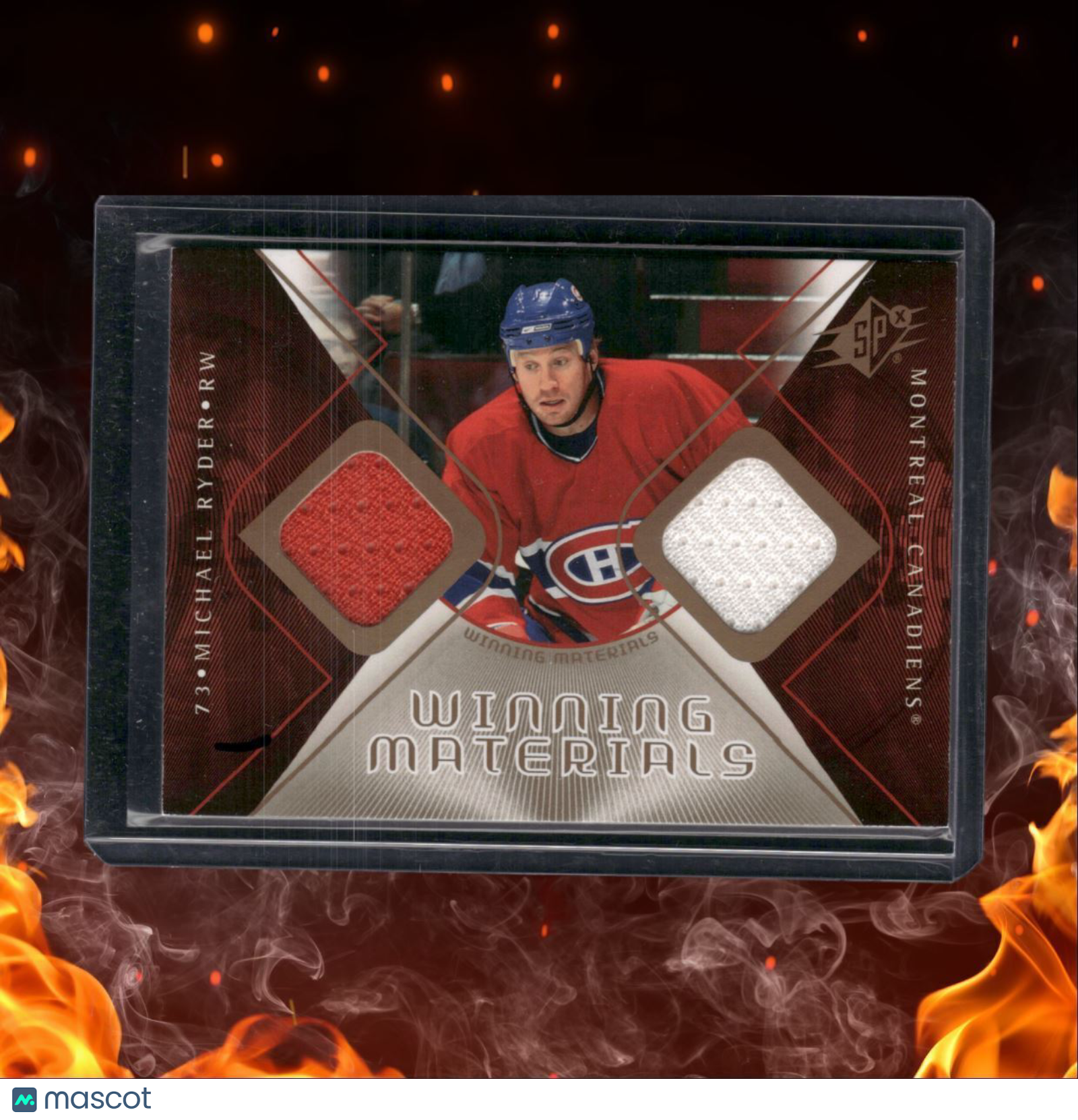 2007-08 Upper Deck SPx Michael Ryder Winning Materials #WM-MR