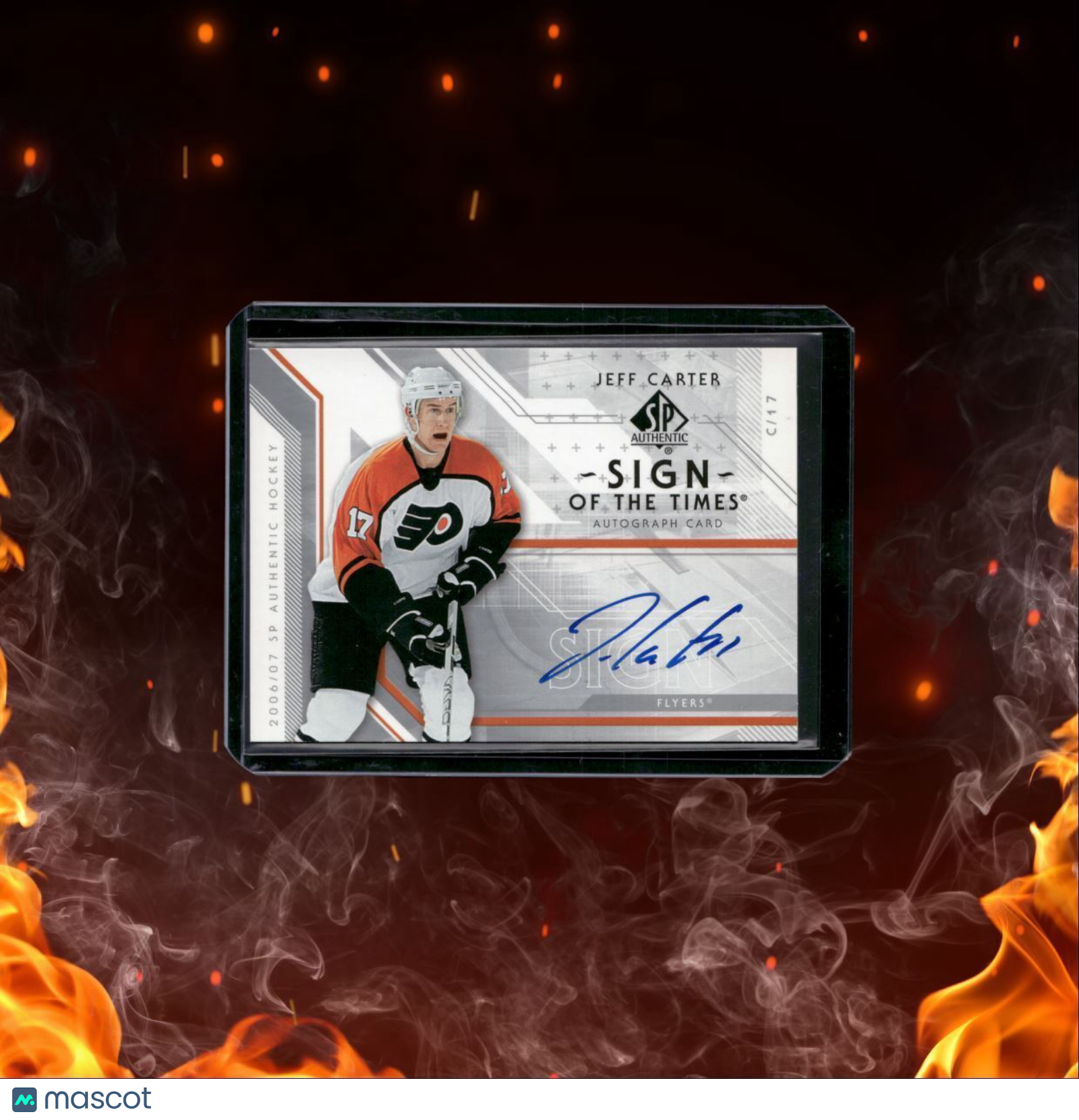 2007-08 SP Authentic Simon Gagne Sign of the Times Auto #ST-JE