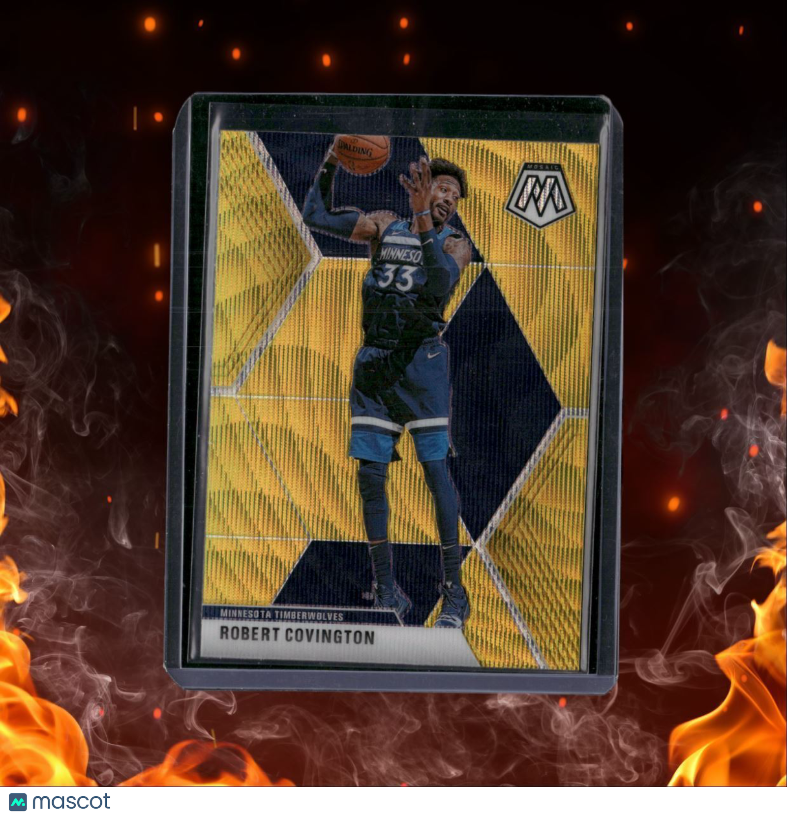 2019-20 Panini Mosaic Robert Covington Gold Wave {rizm #103