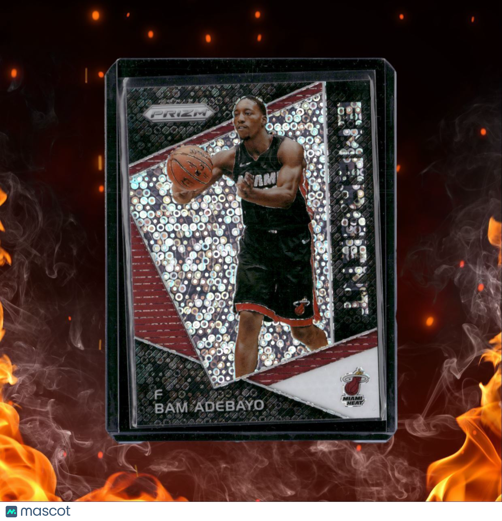 2017-18 Panini Prizm Bam Adebayo Emergent Fast Break Rookie #EM-BAM