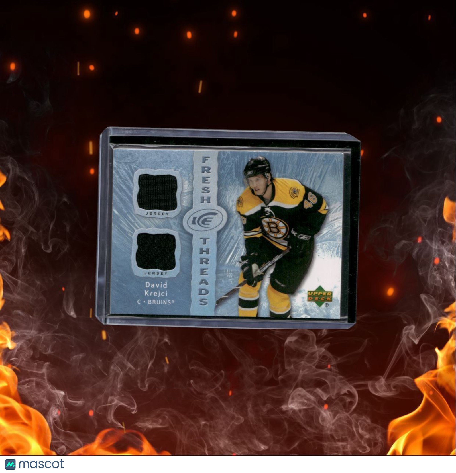 2008-09 Upper Deck Ice David Krejci Fresh Threads Rookie #269
