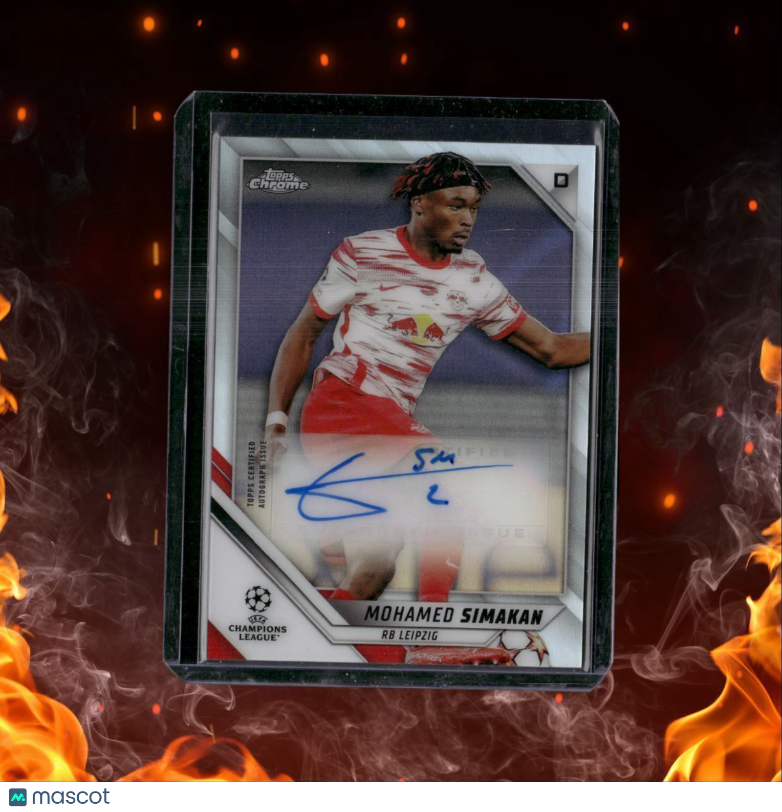 2021 Topps UEFA Mohamed Simakan Auto #CA-MS