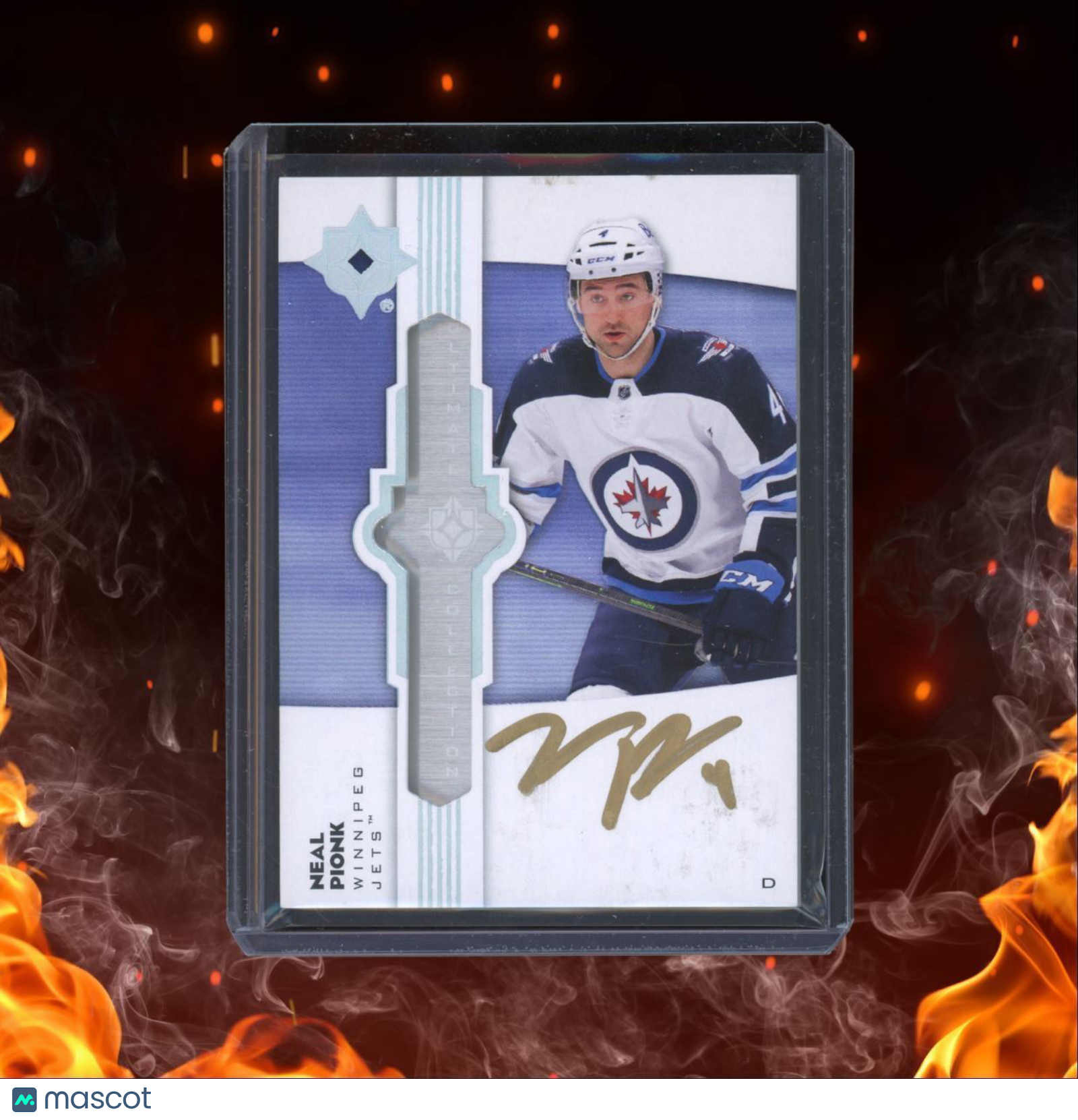 2022-23 Upper Deck Ultimate Neal Pionk Emblem Auto #UE-NP