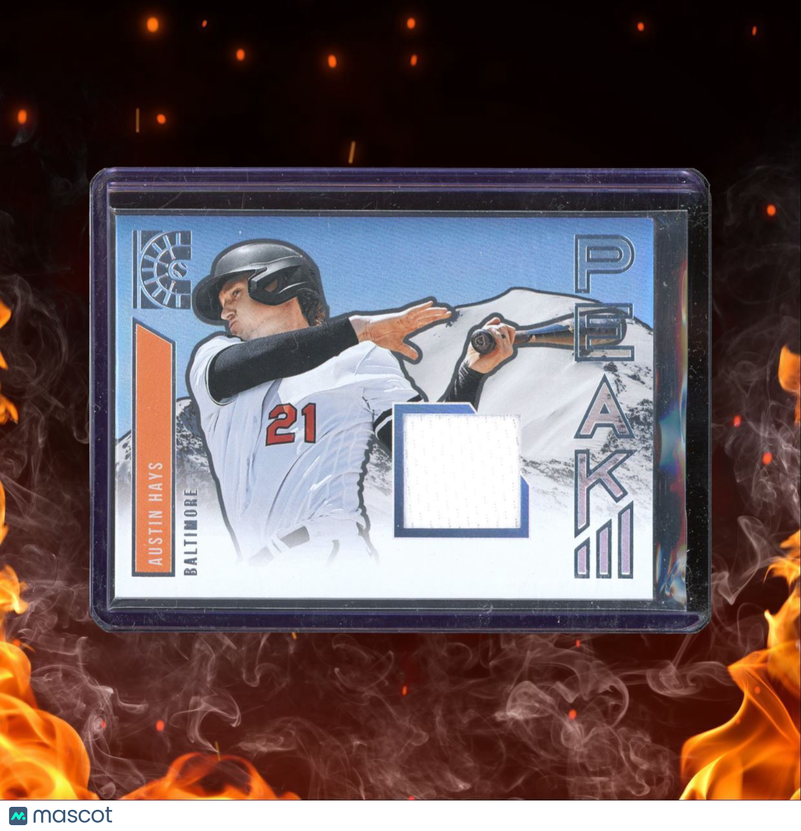 2022 Panini Capstone Austin Hays Peak Relic #PM-AH