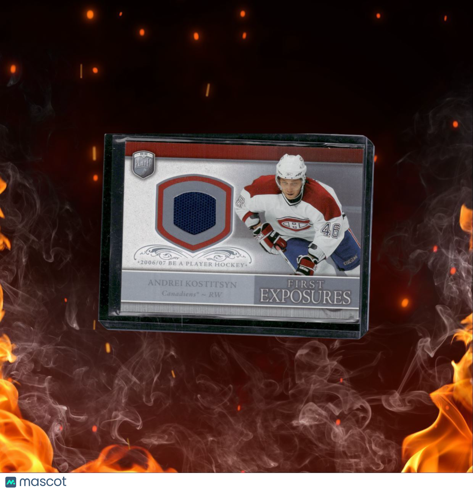 2006-07 Upper Deck Be a Player Andrei Kistitsyn First Exposures Jersey #FE-AK