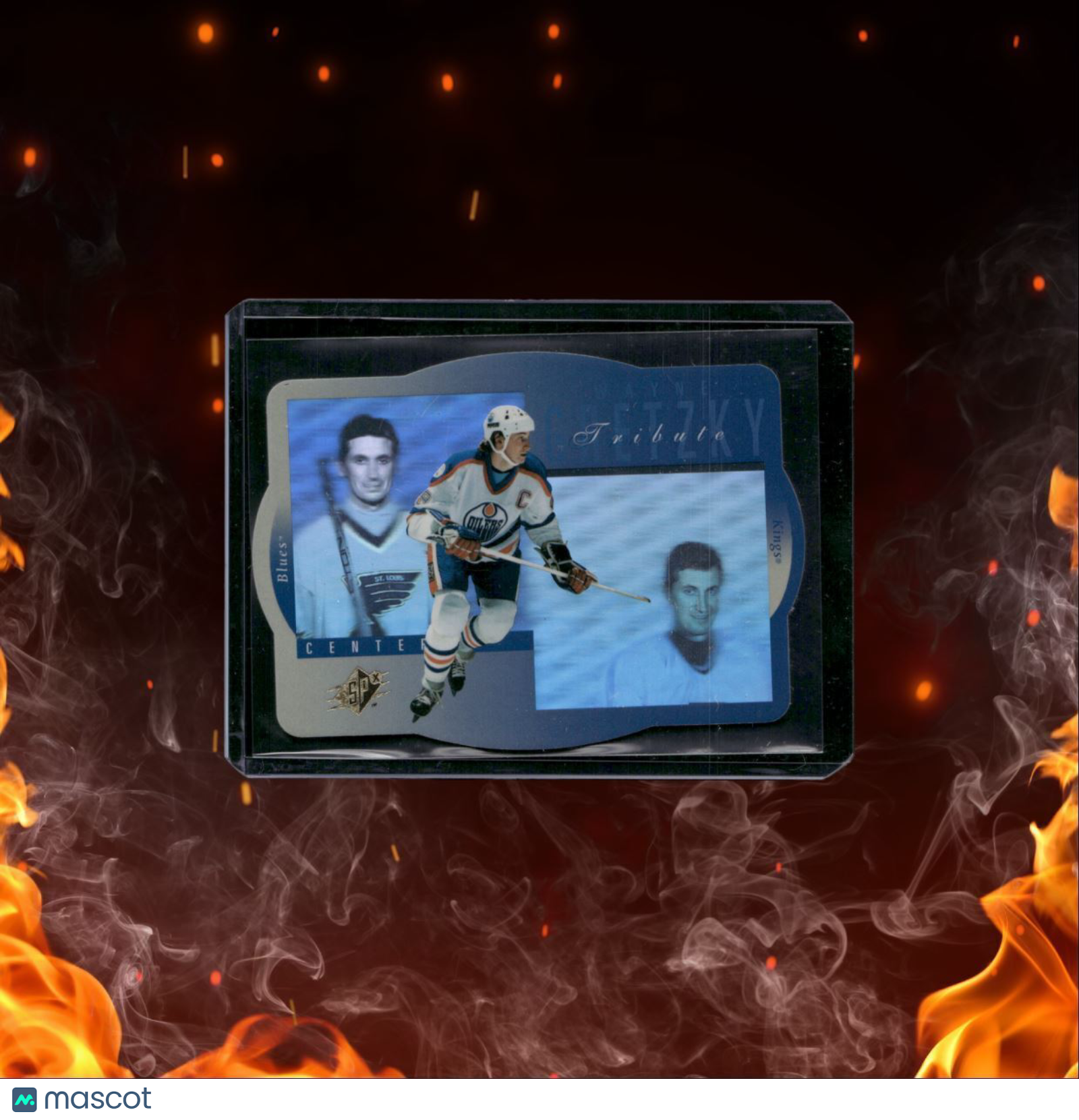 1996-97 Upper Deck SPx Wayne Gretzky Tribute Die-Cut #GT1