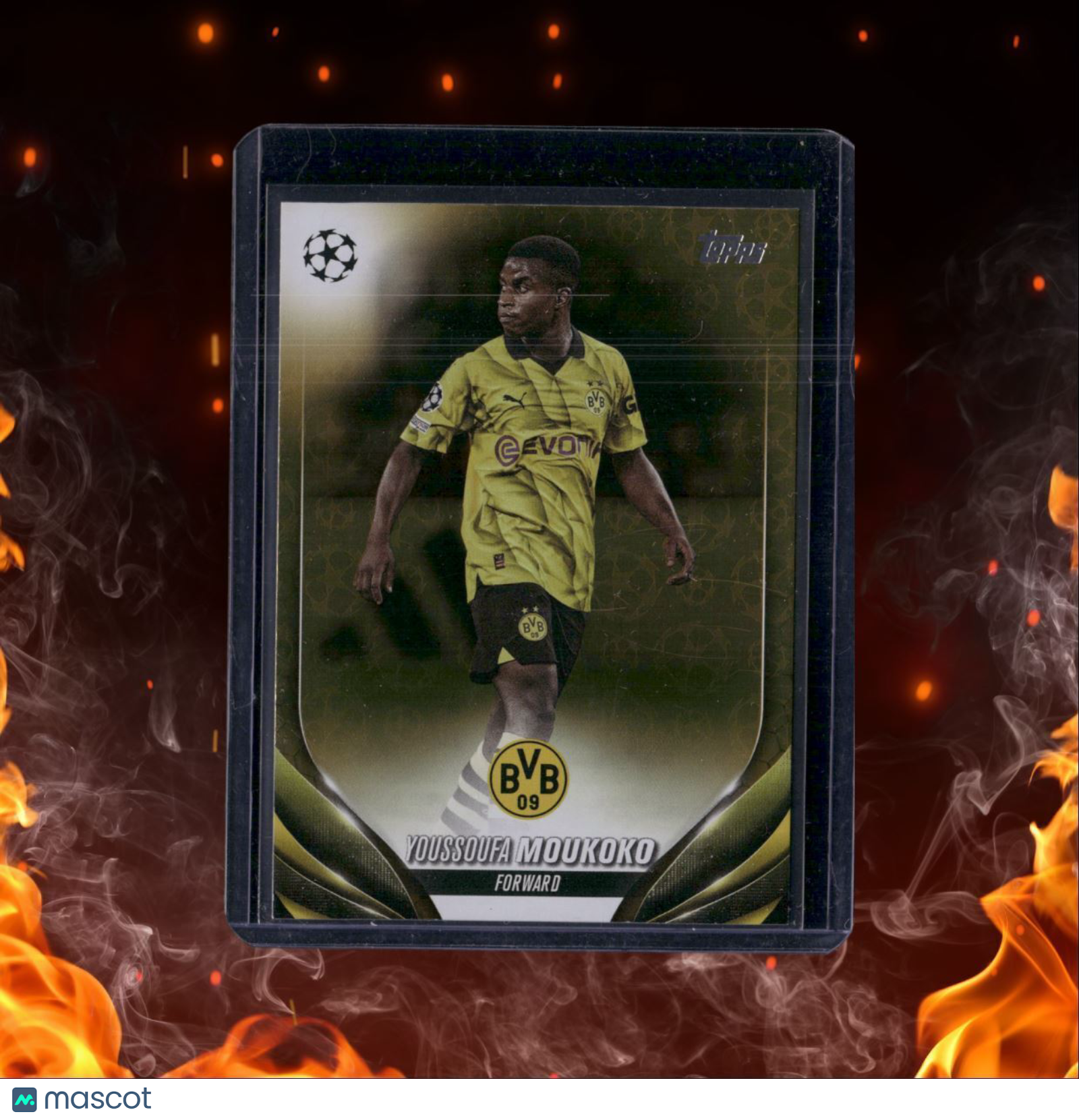 2024 Topps UEFA Youssoufa Moukoko Yellow #157
