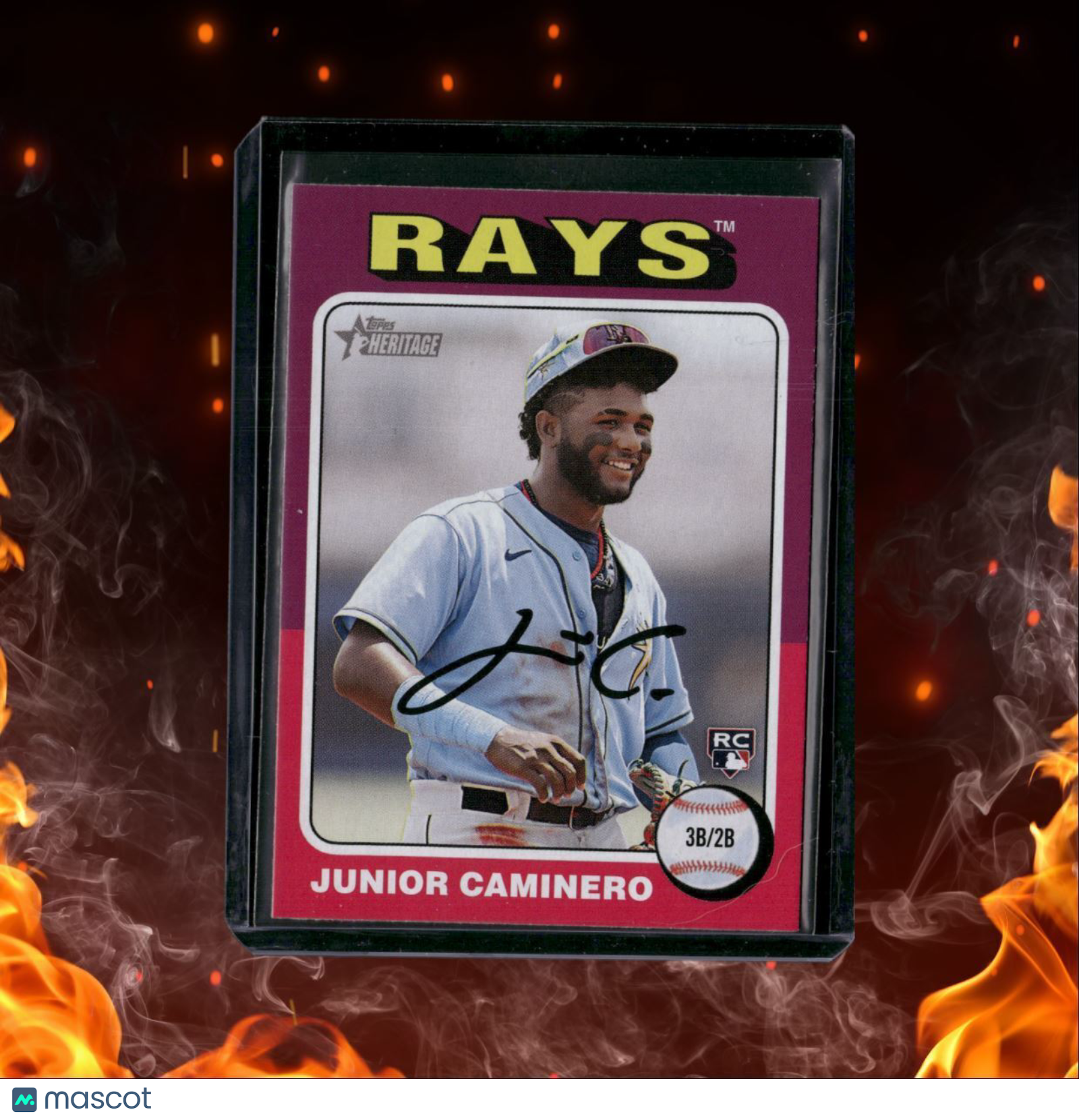 2024 Topps Heritage Junior Caminero Rookie #267