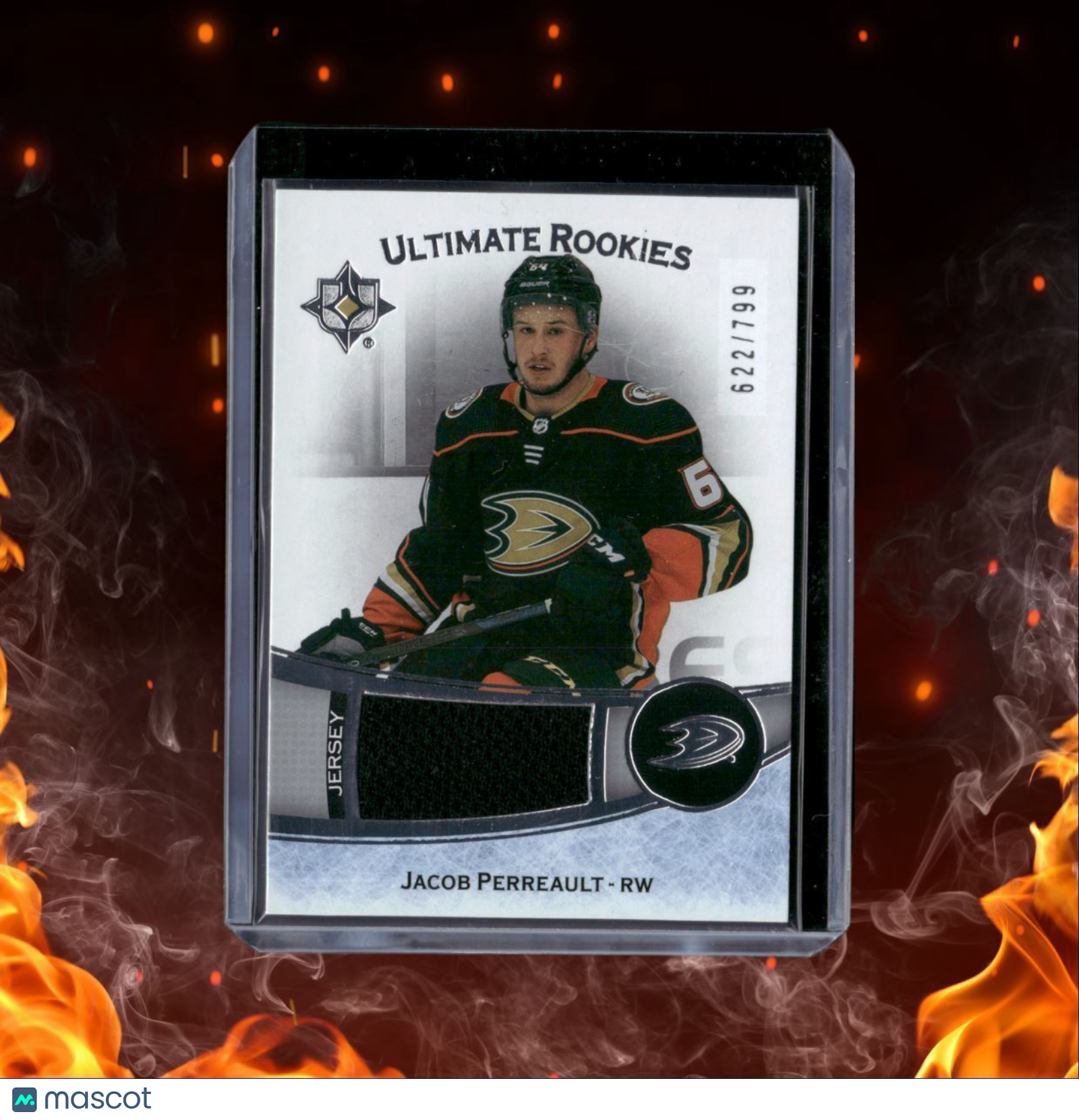 2022-23 Upper Deck Ultimate Jacob Perreault jersey Rookie 622/799 #169