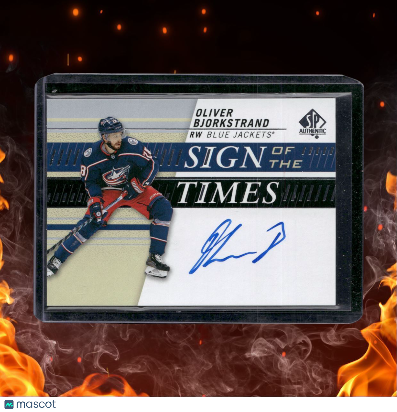 2019-20 Upper Deck SP Authentic Oliver Bkorkstrand Auto #SOTT-OB