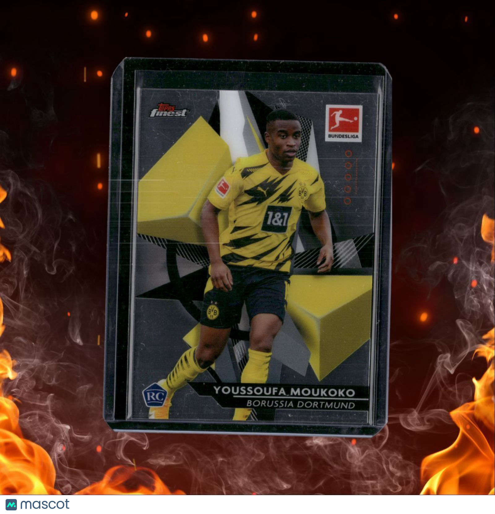 2020 Topps Finest Youssoufa Moukoko Rookie #29