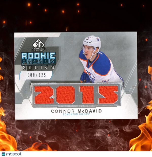 2015-16 SP Game Used CONNOR MCDAVID Rookie Phenom Relics /125 Jersey Relic #RPCM