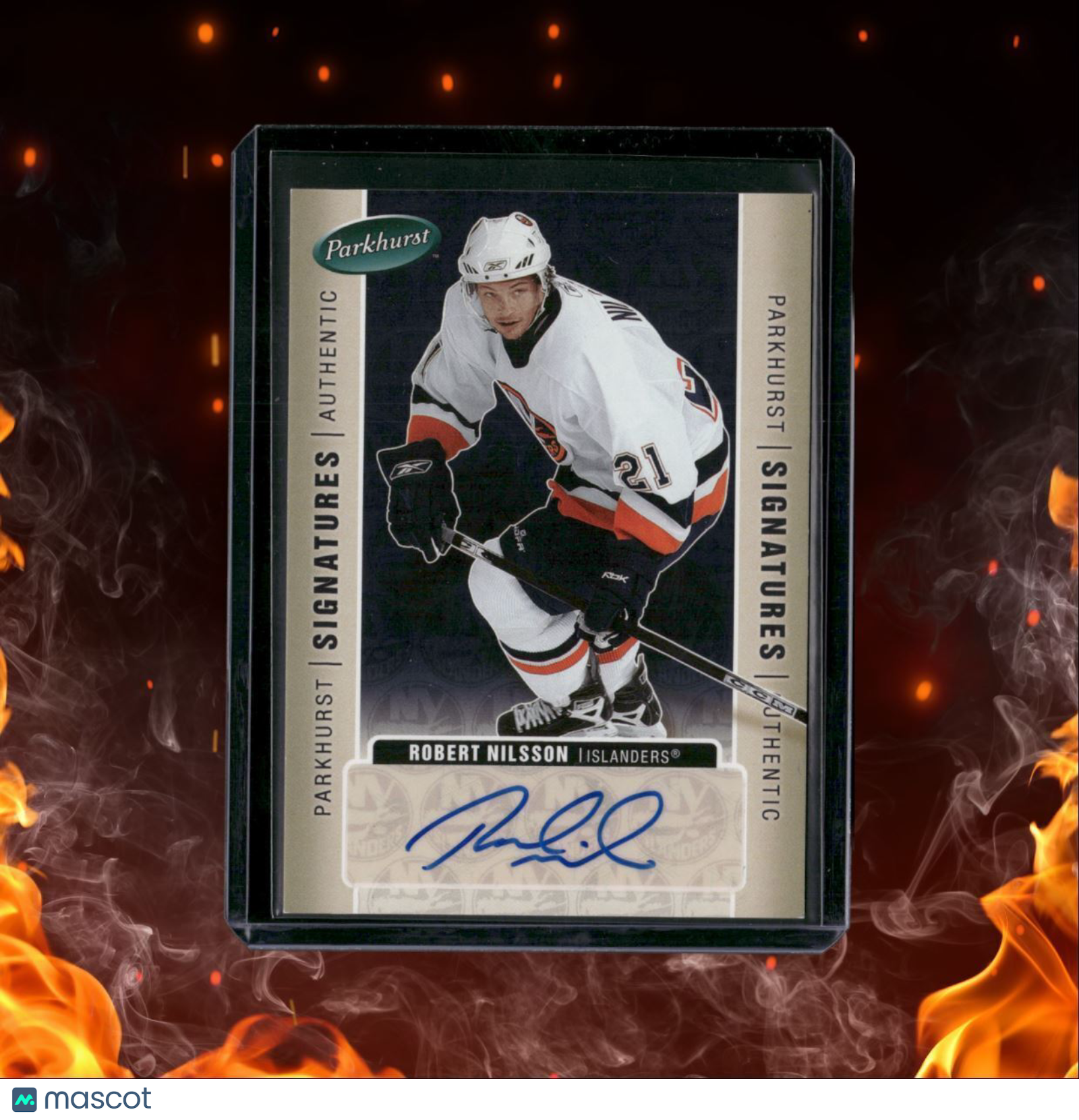 2005-06 Upper Deck Parkhurst Robert Nilsson Signatures Auto #RN