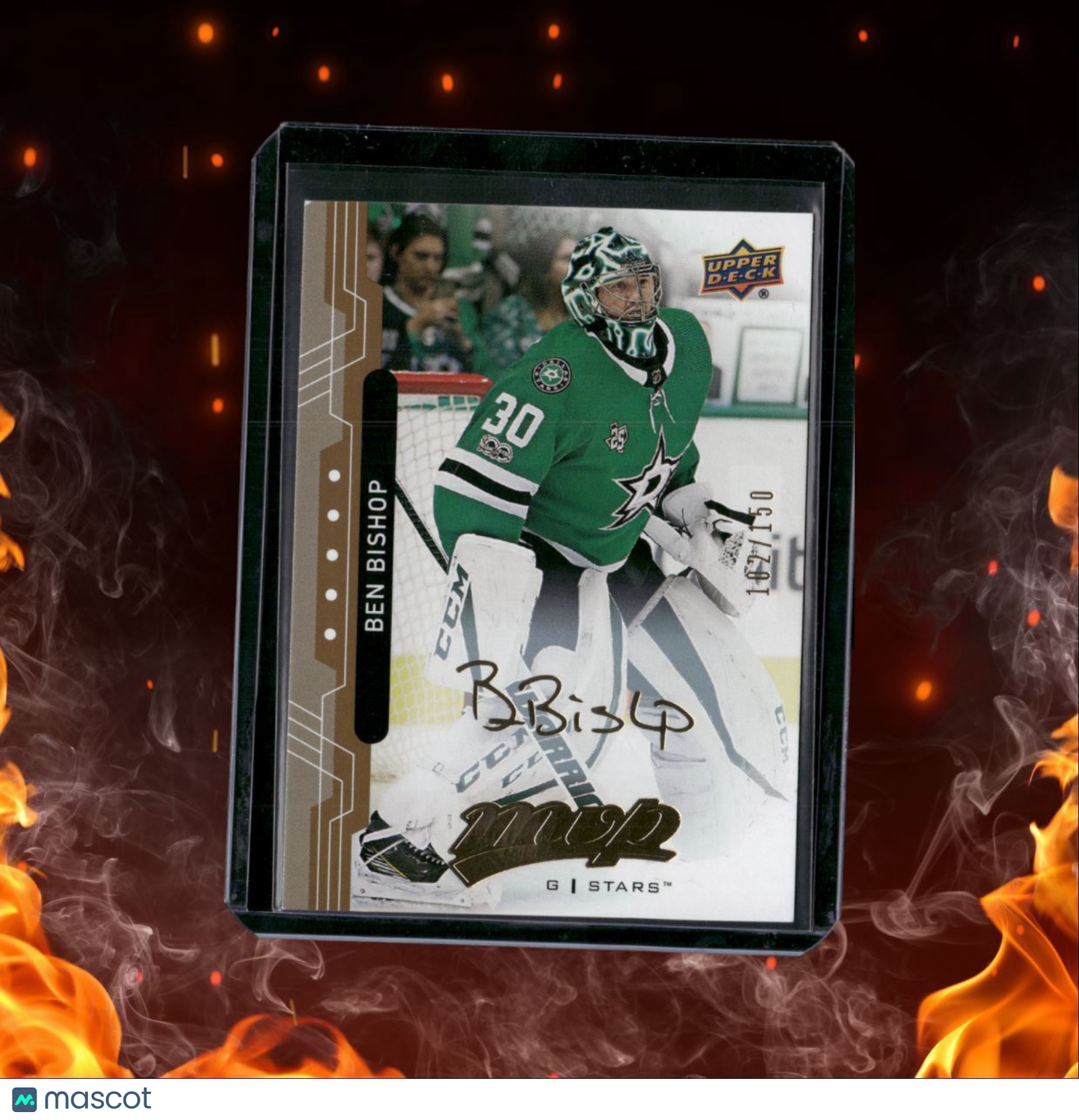 2018-19 Upper Deck MVP Ben Bishop Gold Scripts 102/150 #90