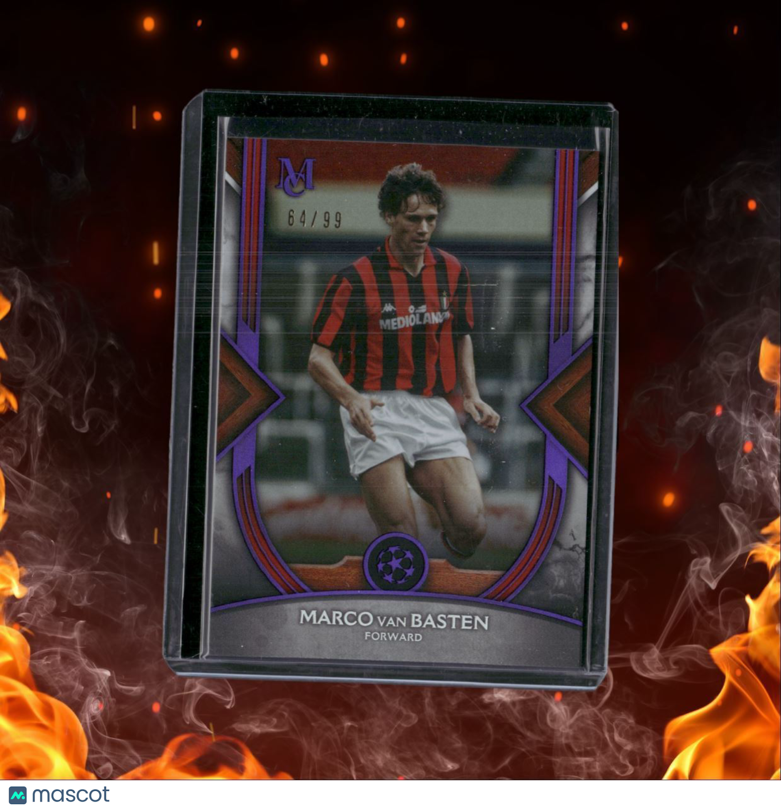 2022 Topps Museum Collection Marco van Basten Purple 64/99 #65