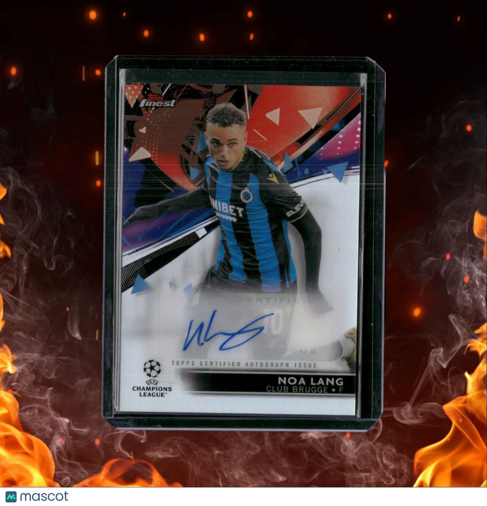 2021 Topps Finest UEFA Noa Lang Auto #BA-NL