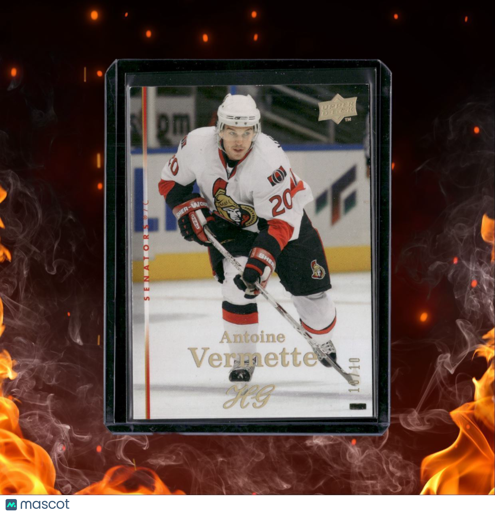 2007-08 Upper Deck Antoine Vermette High Gloss 10/10 #393