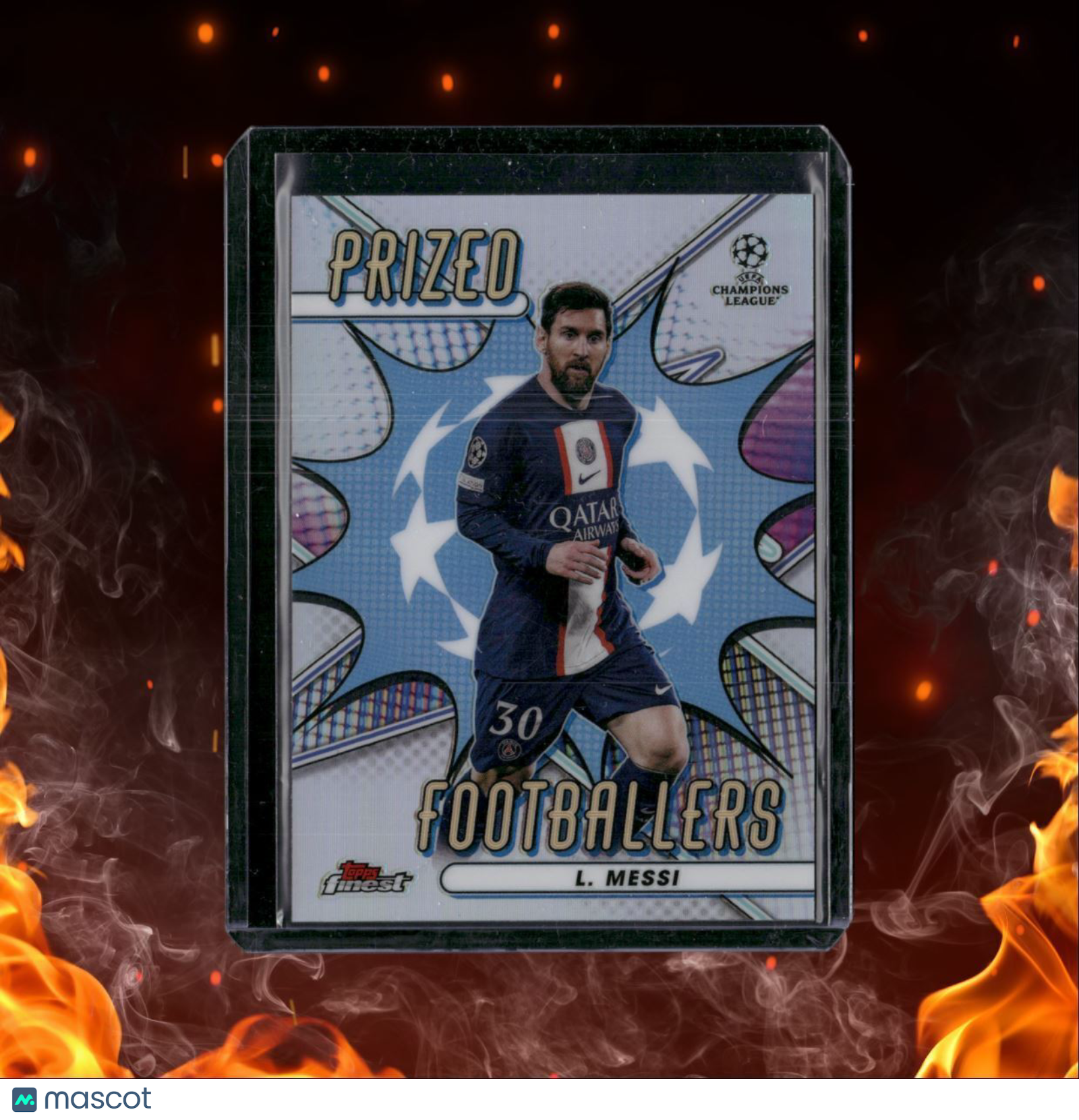 2022 Topps Finest Lionel Messi Prized Footballers #PF-9