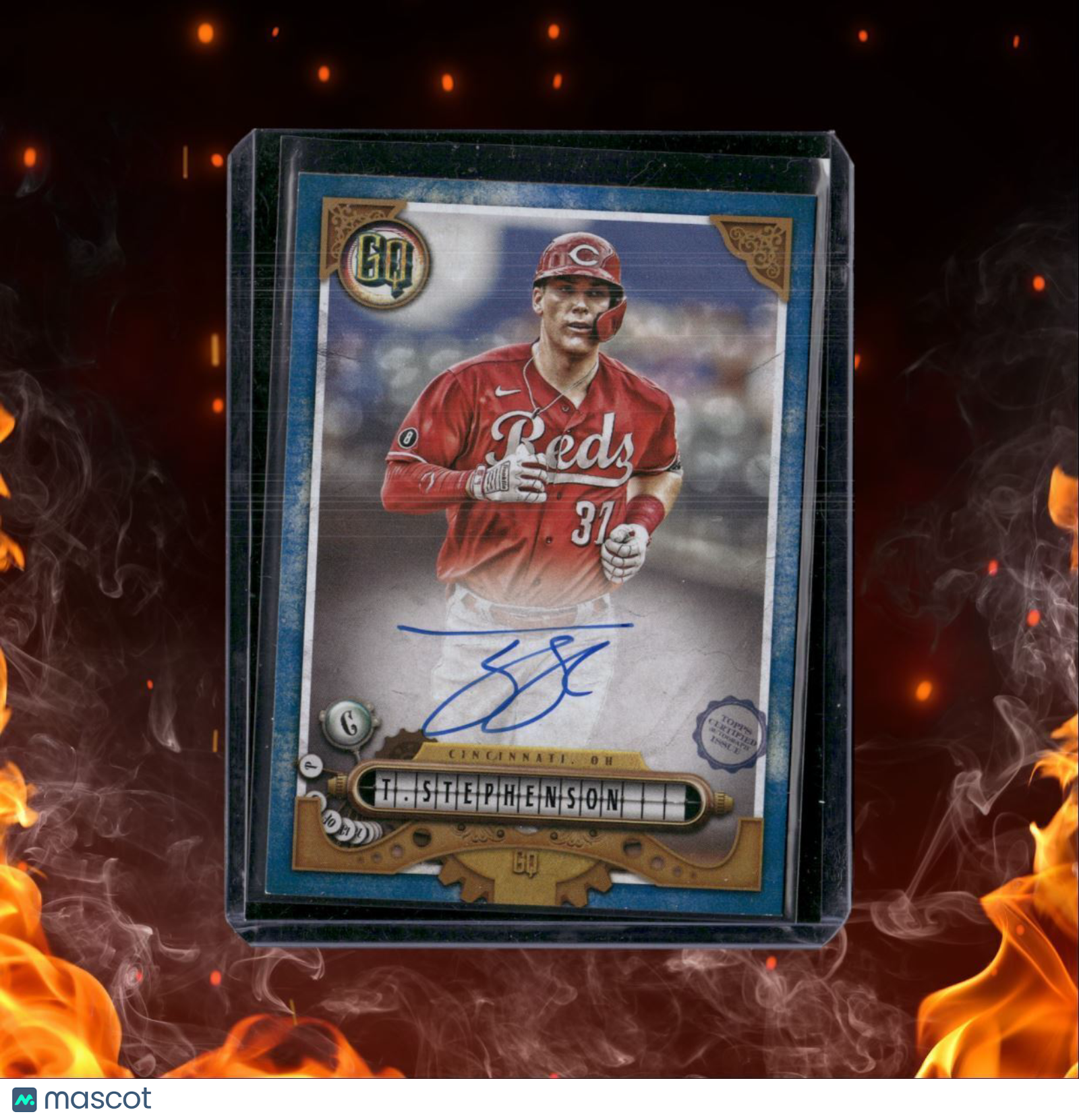 2022 Topps Gypsy Queen Tyler Stephenson Blue Auto 023/150 #GQA-TS