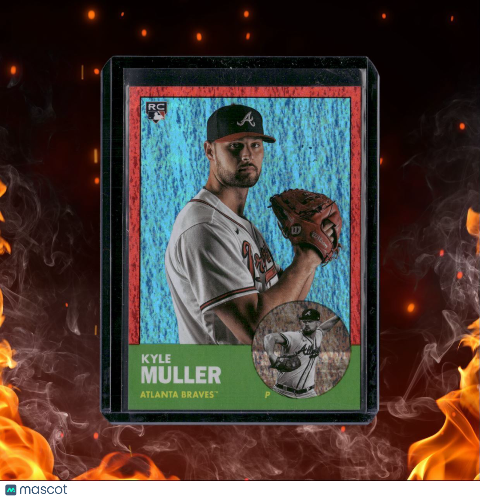 2022 Topps Archives Kyle Muller Red Hot Foil Rookie 22/50 #13