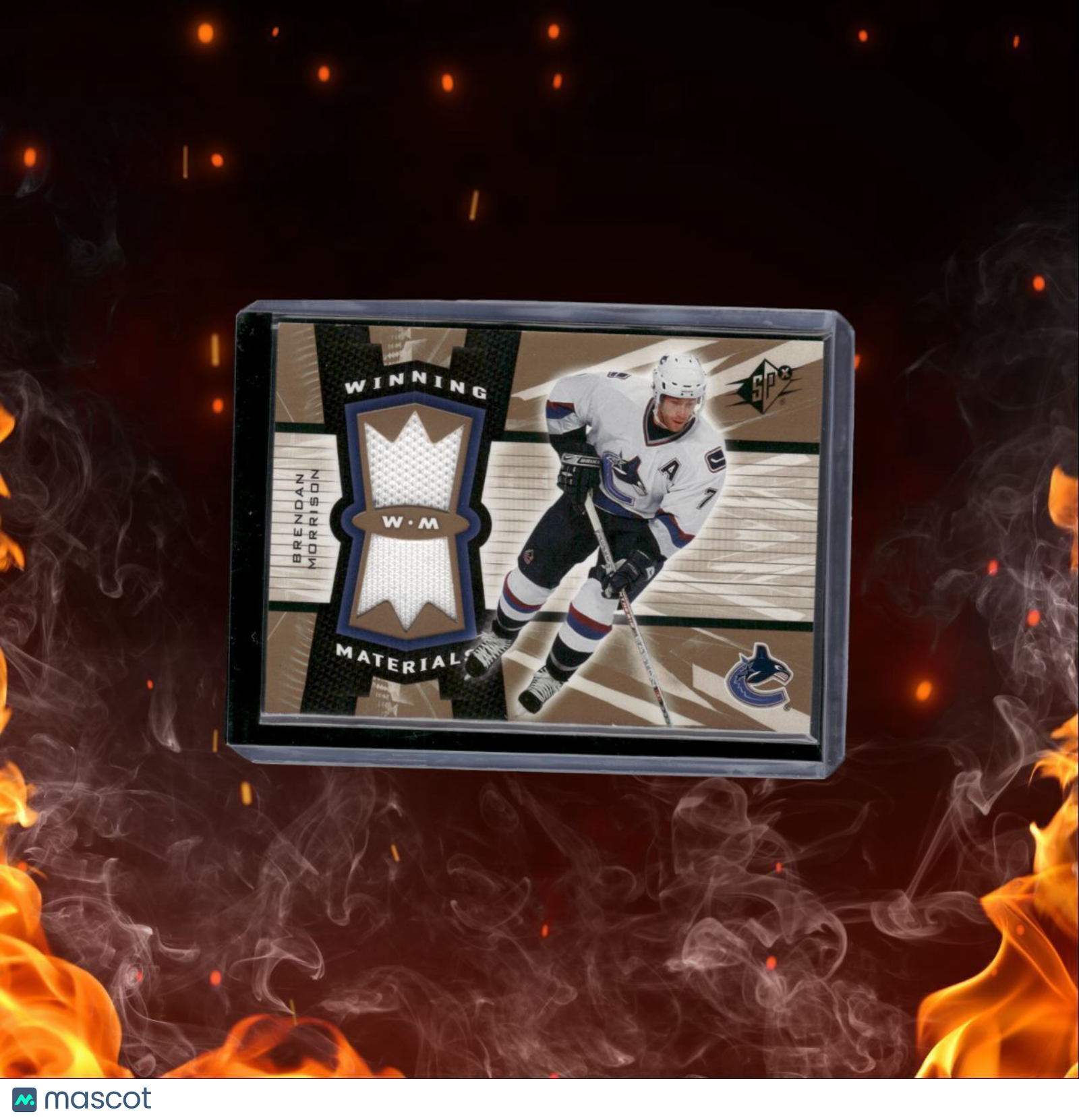 2006-07 Upper Deck SPx Brendan Morrison Winning Materials Jersey #WM-MO