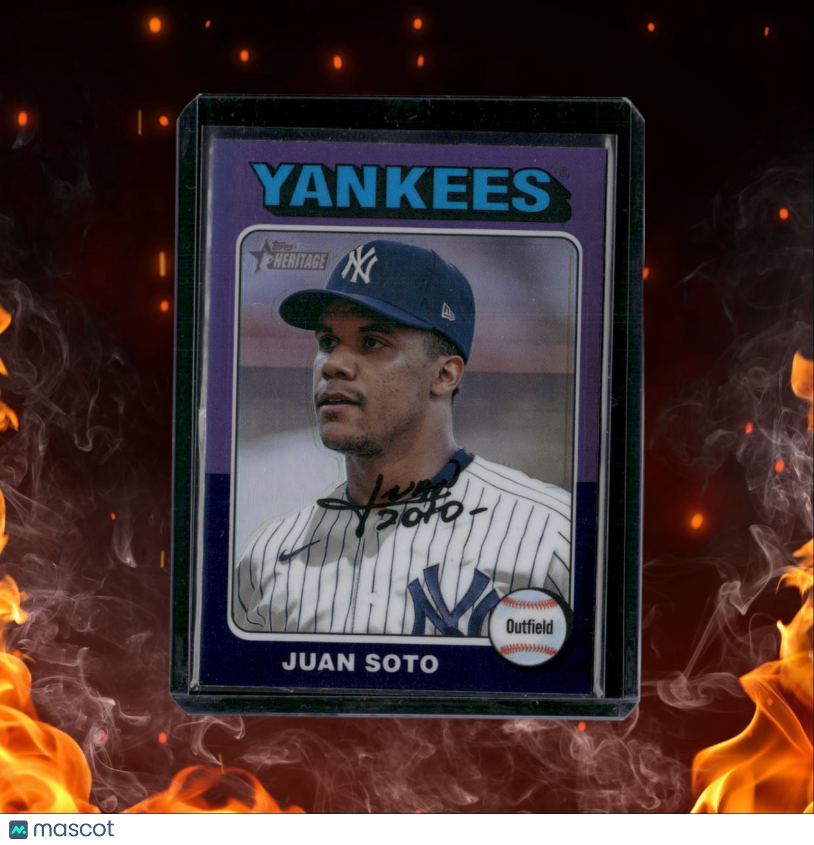 2024 Topps Heritage Juan Soto Purple Chrome #143