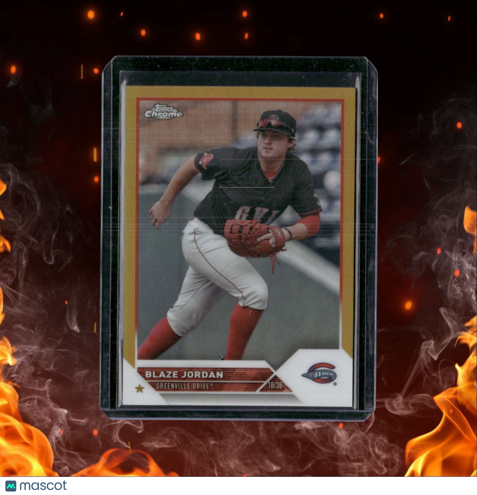 2023 Topps Chrome Blaze Jordan Gold Refractor Pro Debut 26/50 #PDC-124