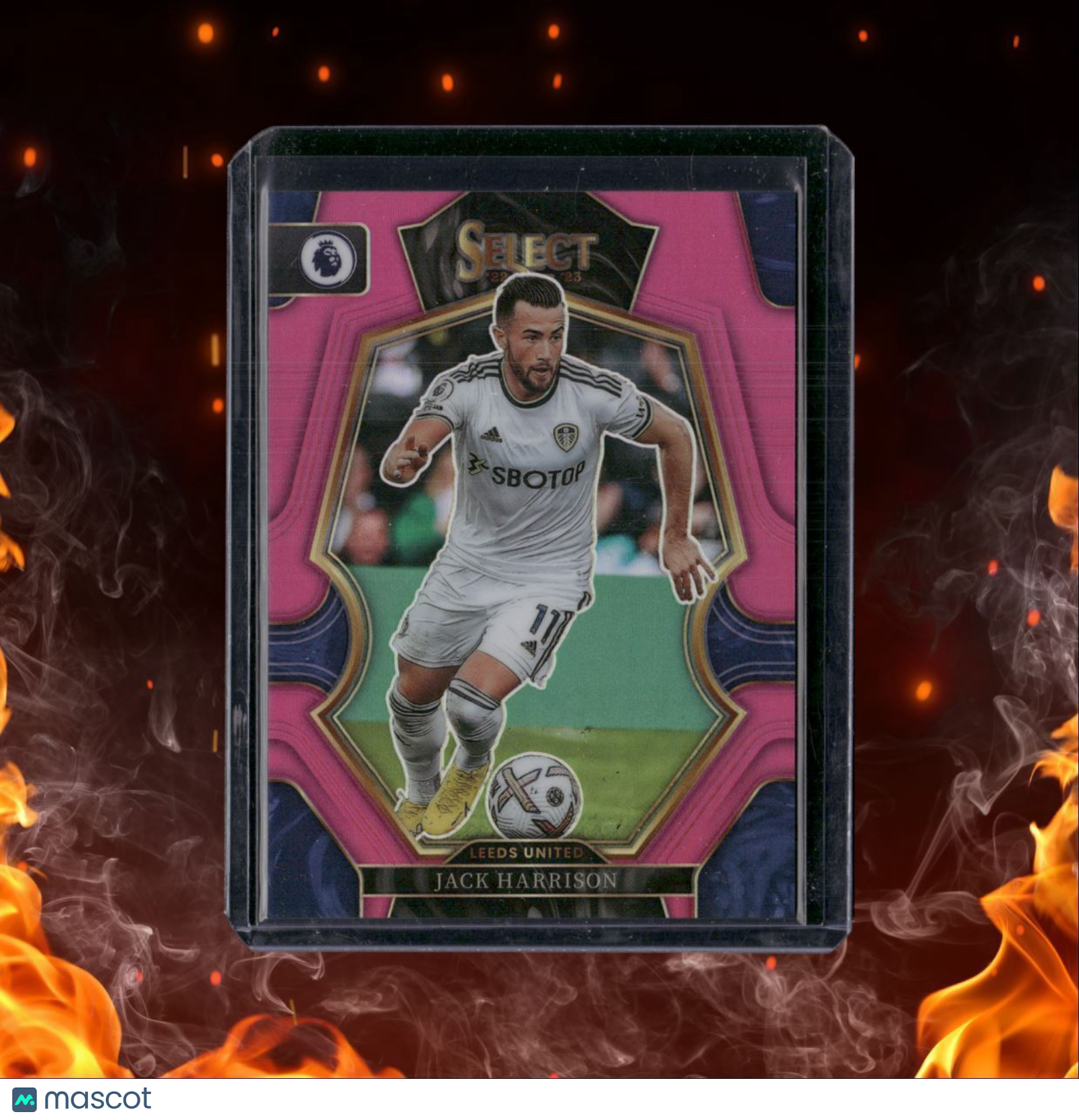 2022 Panini Select Jack Harrison Mezzanine Pink Prizm 18/99 #136