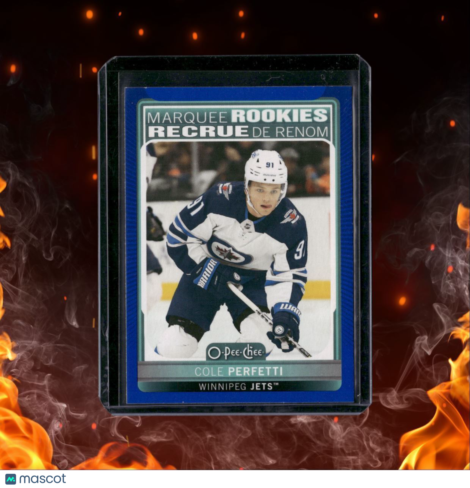 2021-22 Upper Deck Cole Perfetti O-Pee-Chee Blue Rookie #613