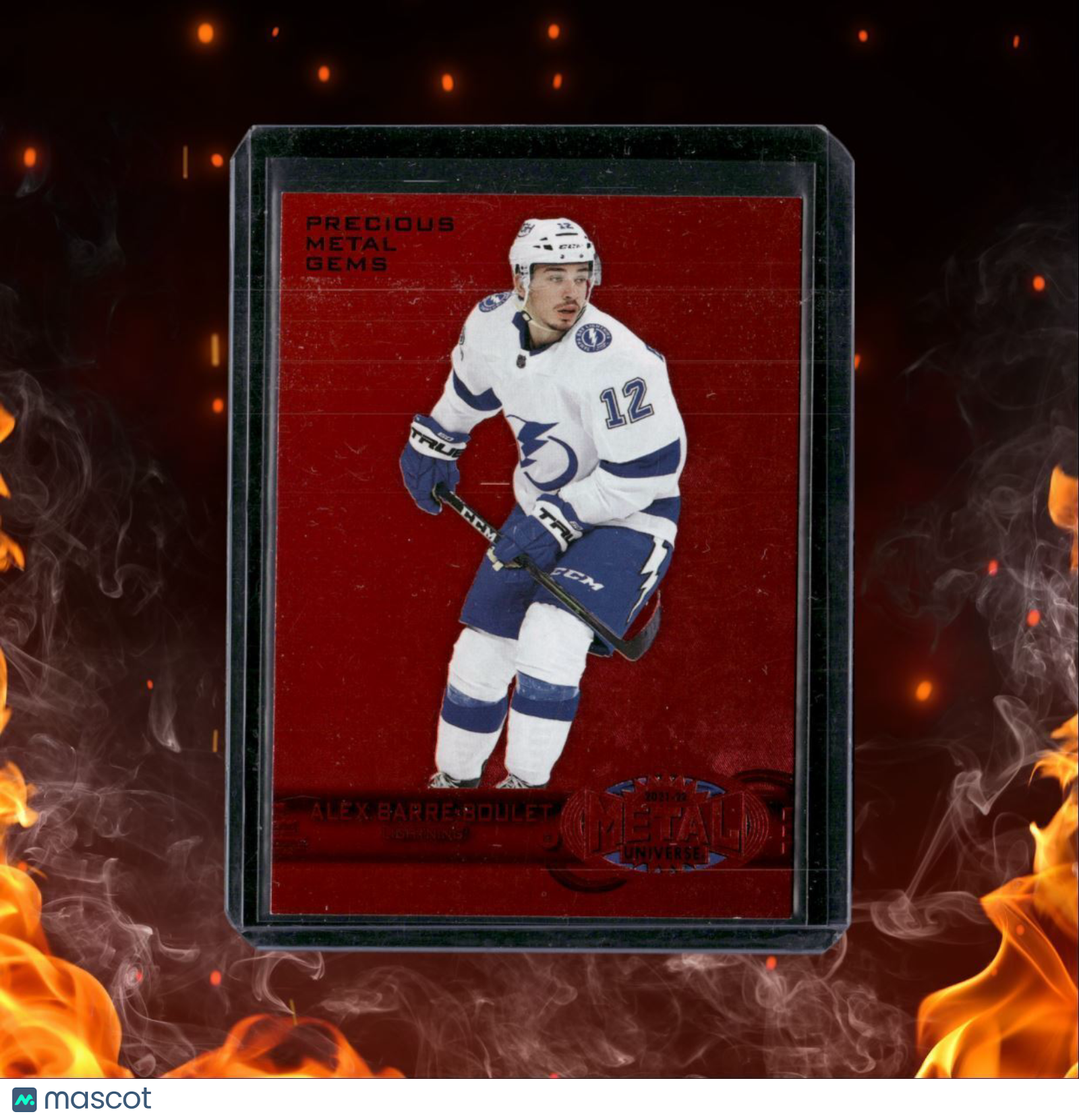 2021-22 Skybox Metal Universe Alex Barre-Boulet Red Precious Metal Gems Rookie