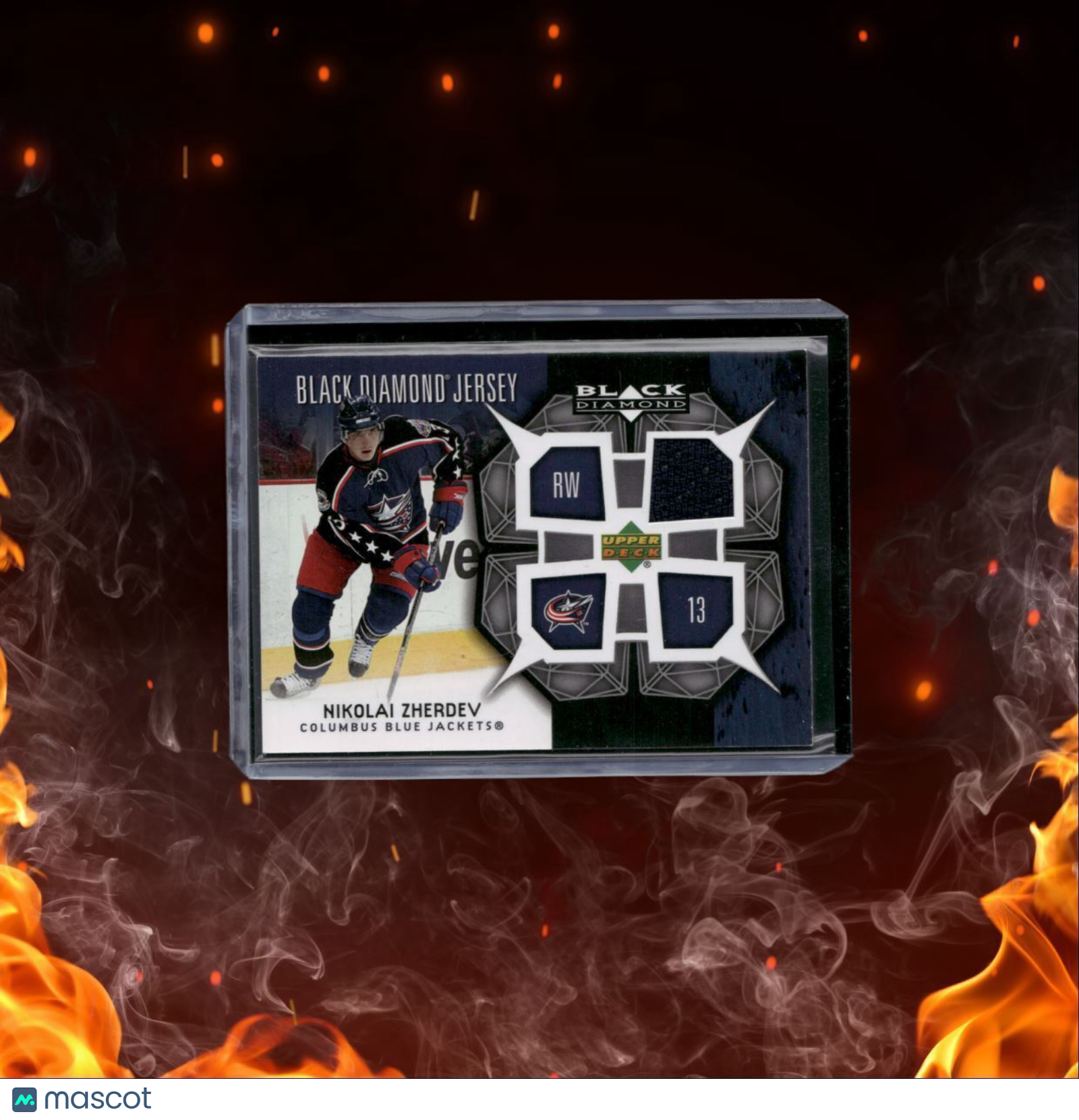 2007-08 Upper Deck Black Diamond Nikolai Zherdev Jersey #BDJ-NZ
