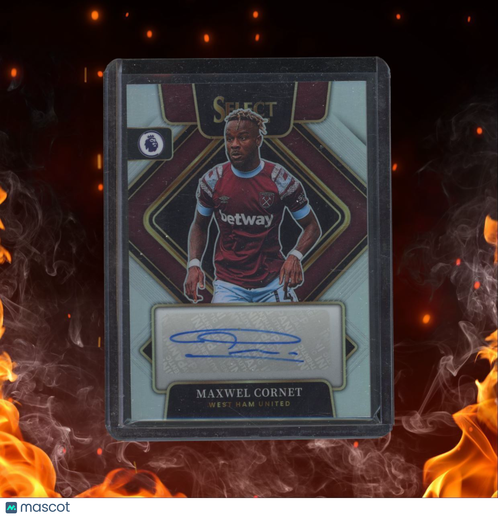 2022 Panini Select Maxwel Cornet Silver Prizm Auto #S-MCT