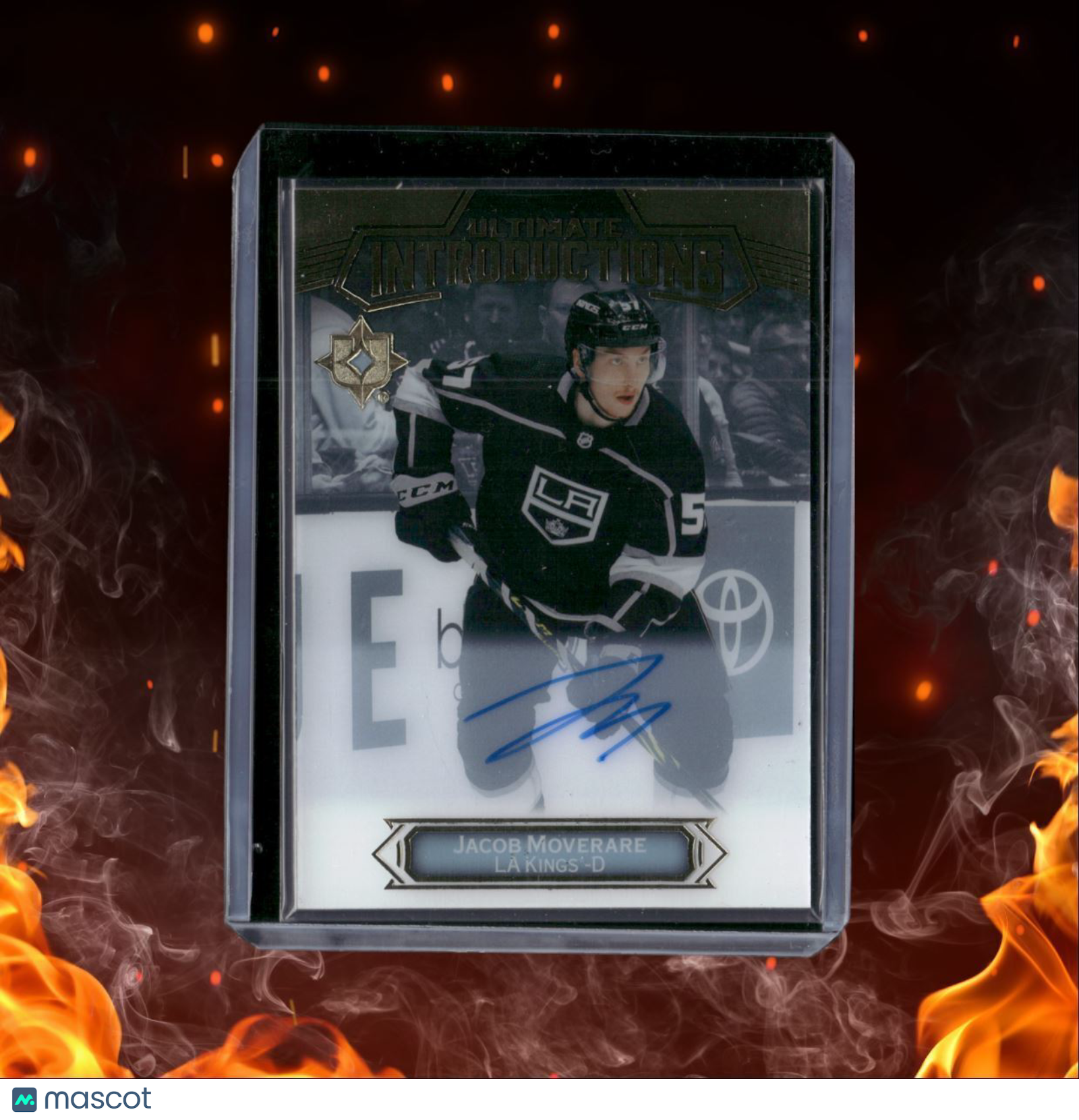 2022-23 Upper Deck Ultimate Jacob Moverare Introductions Rookie Auto #UI-59