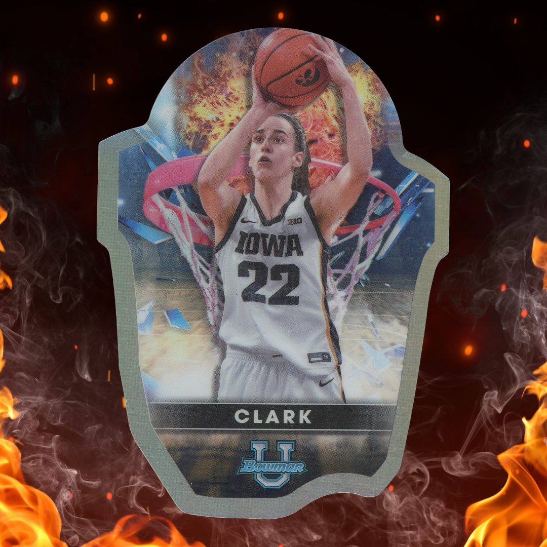 2023 Topps Bowman U Caitlin Clark Die-Cut #BB-18