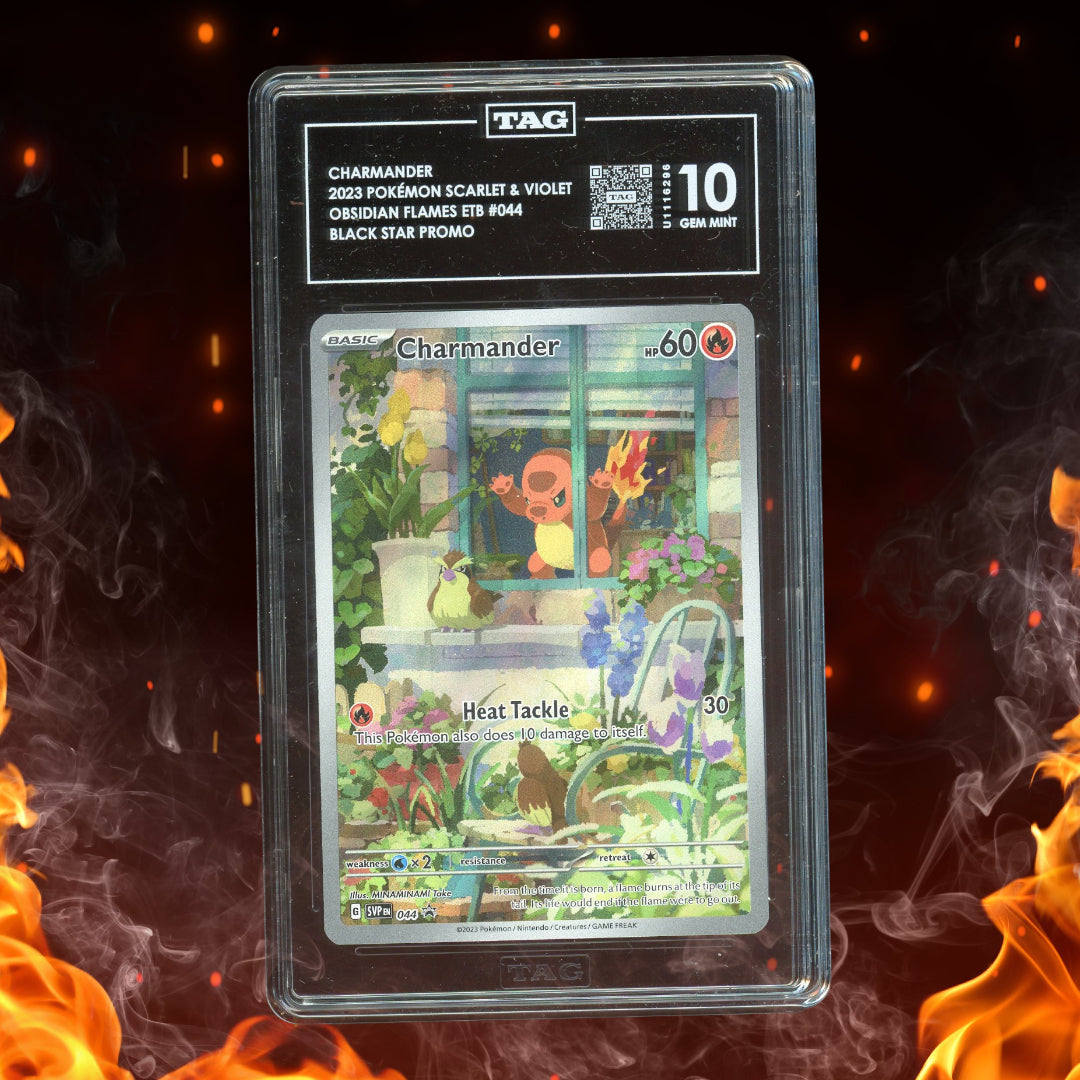 Pokemon Obsidian Flames ETB Charmander Promo #044 TAG 10