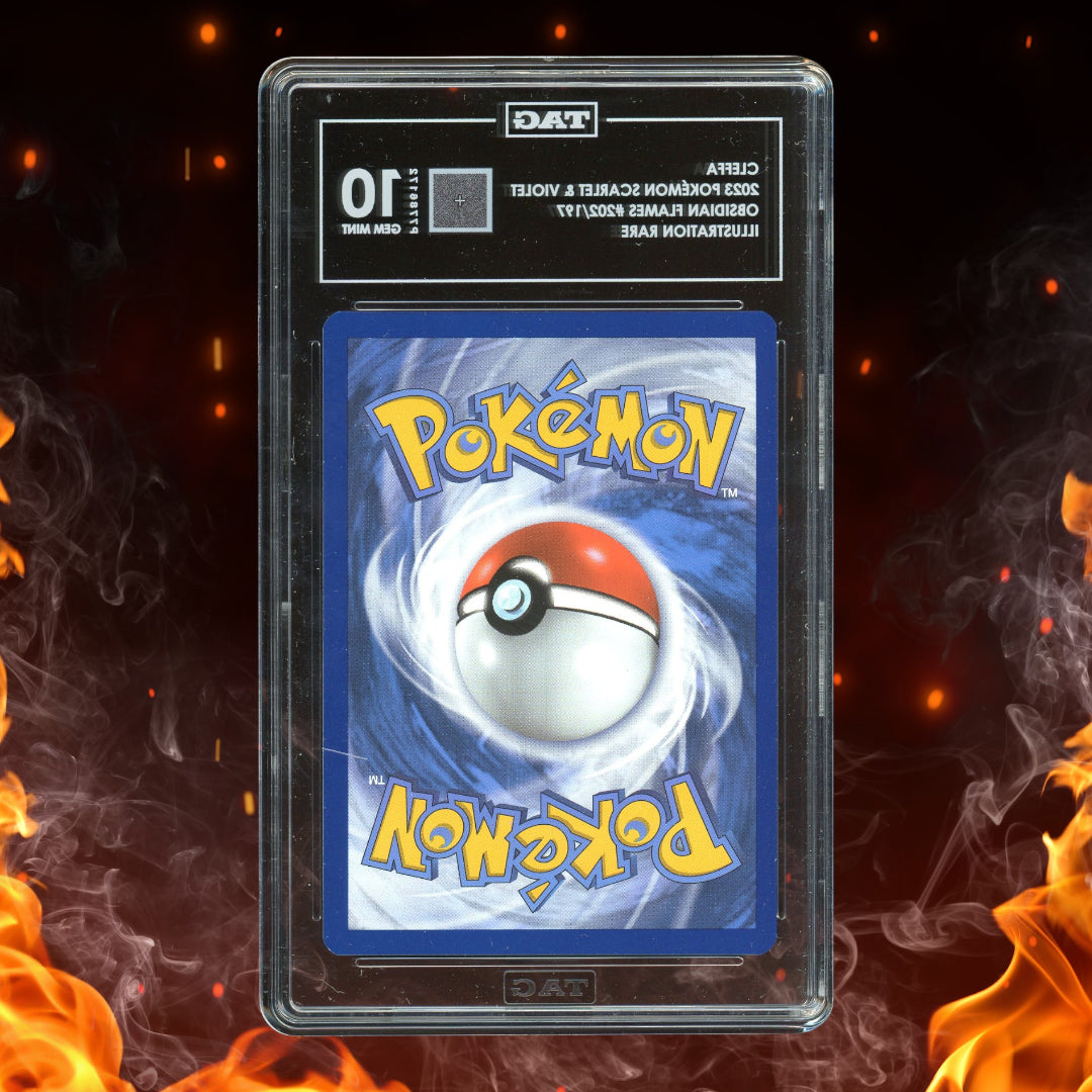 Pokemon Obsidian Flames Cleffa Illustration Rare TAG 10 202/197