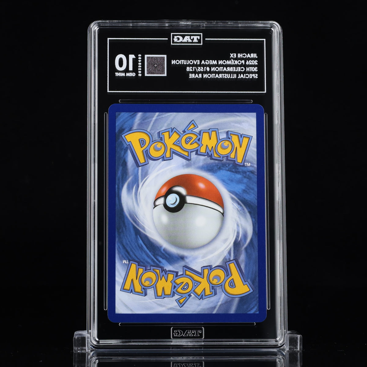 2026 Pokemon 30th Celebration Jirachi EX SIR 155/128 TAG 10