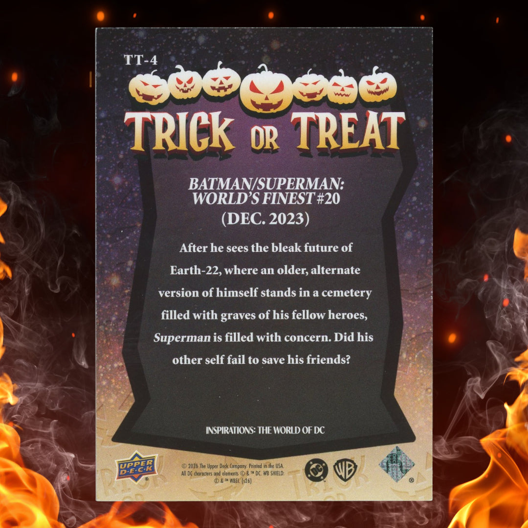 2026 Upper Deck Inspirations The World Of DC Superman Trick or Treat #TT-4