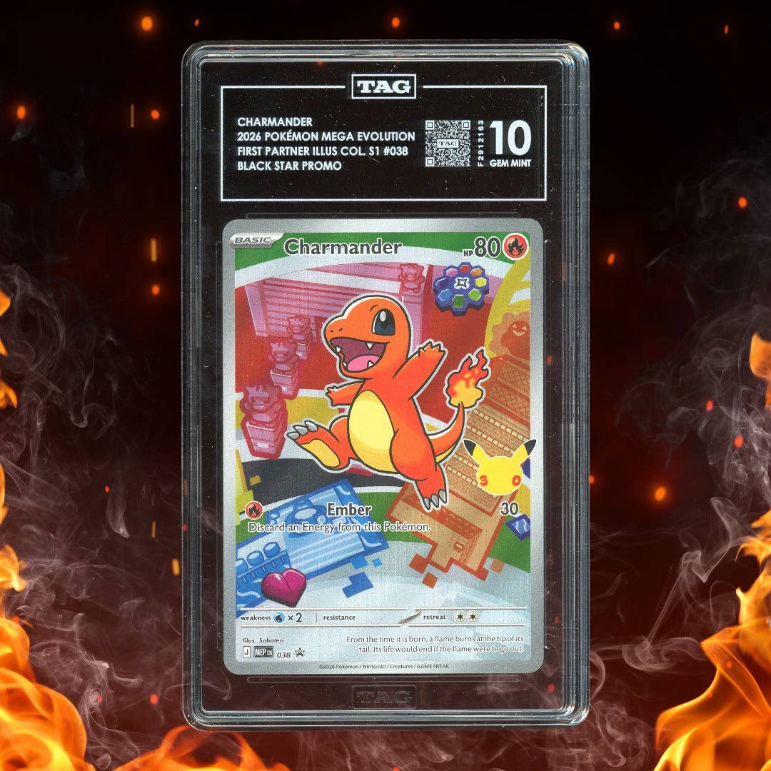 Pokemon Mega Evolution Charmander Promo #038 TAG 10