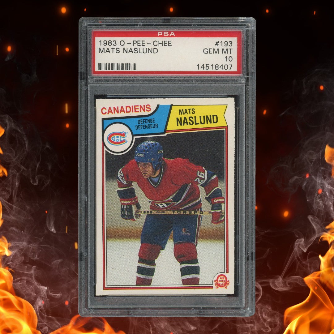 1983-84 O-Pee-Chee Mats Naslund #193 PSA 10
