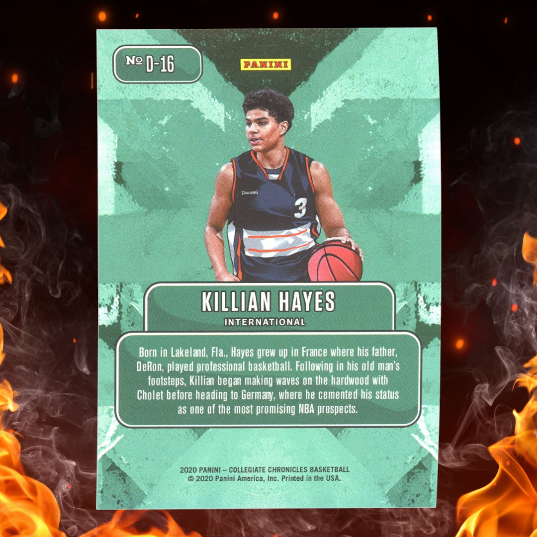 2020-21 Panini Collegiate Chronicles Killian Hayes Downtown #D-16