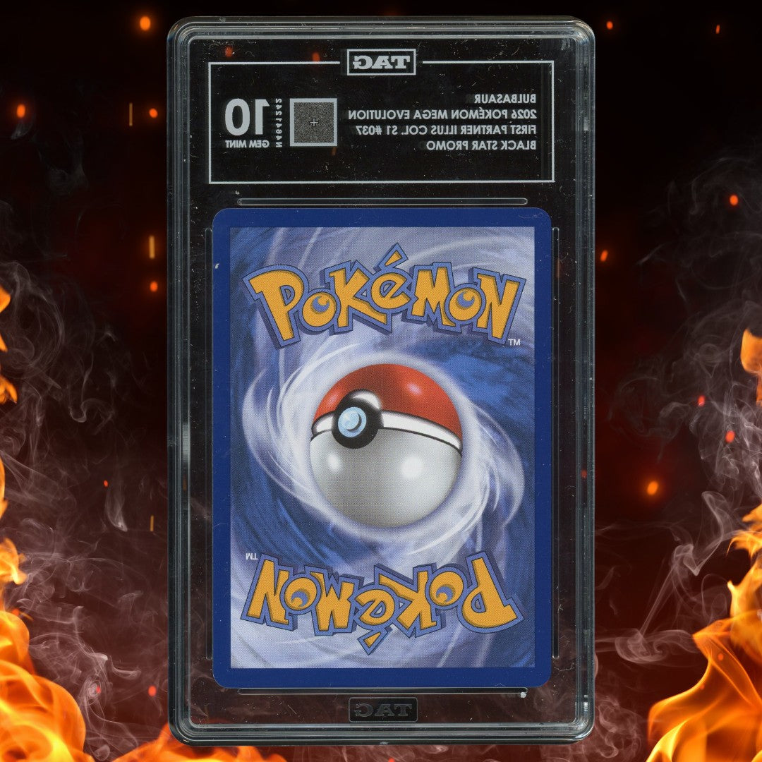 Pokemon Mega Evolution Bulbasaur Black Star Promo TAG 10 #037