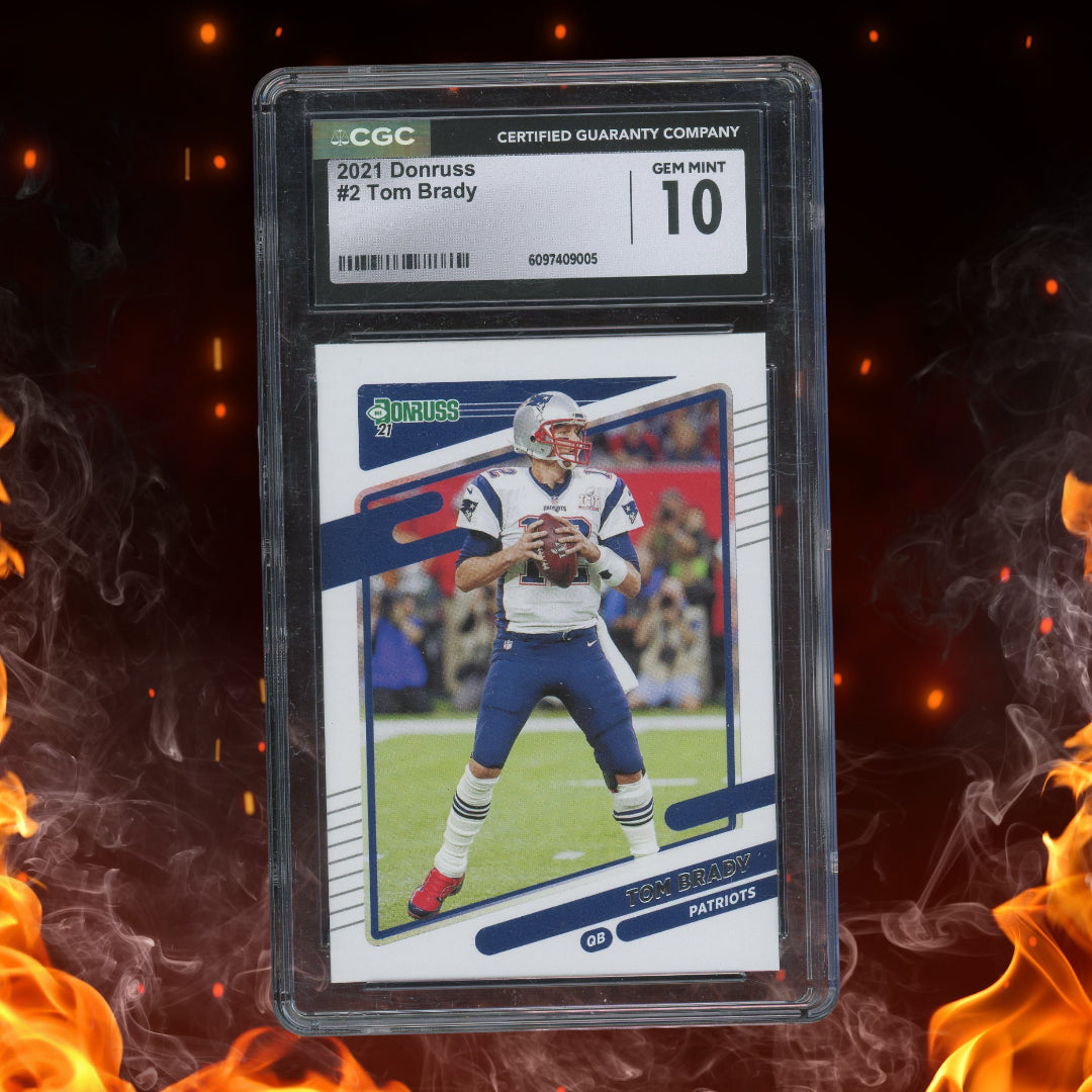 2021 Panini Donruss Tom Brady #2 CGC 10