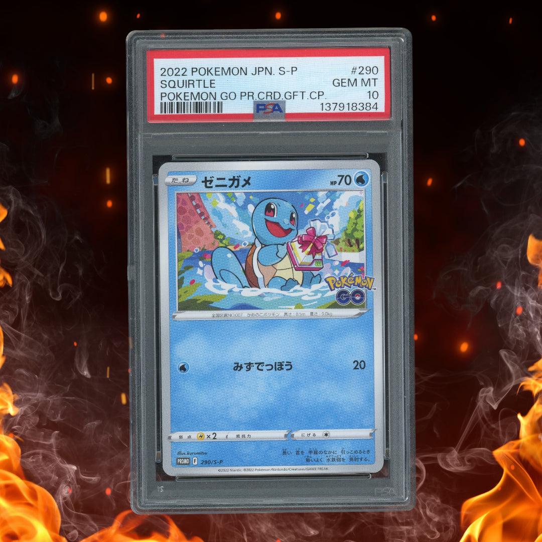 Pokemon GO Promo Card Gift Campaign Squirtle Promo 290/S-P PSA 10