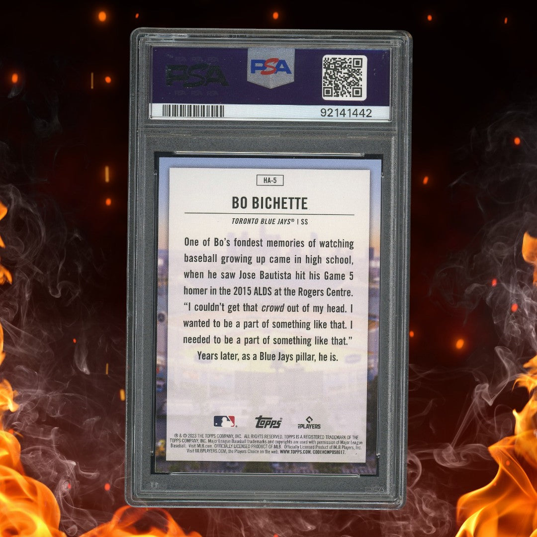 2023 Topps Bo Bichette Home Field Advantage #HA-5 PSA 10